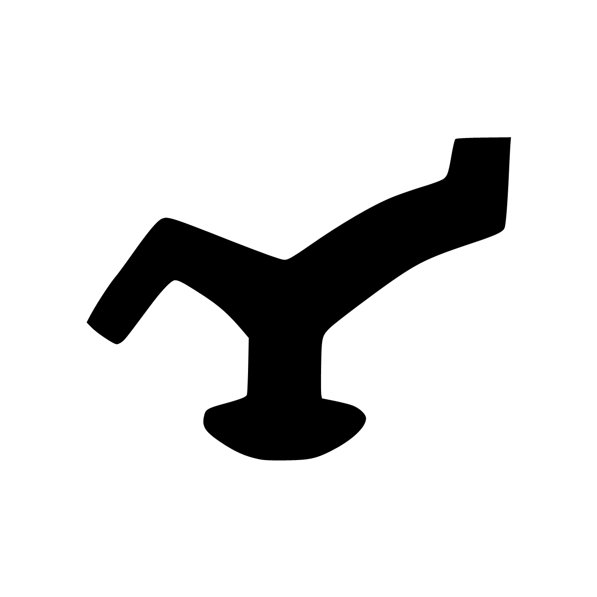 Lippendichtungen - Anschlagdichtung mit Lippe und profiliertem Fuß | 8 mm Höhe | Farbe: schwarz