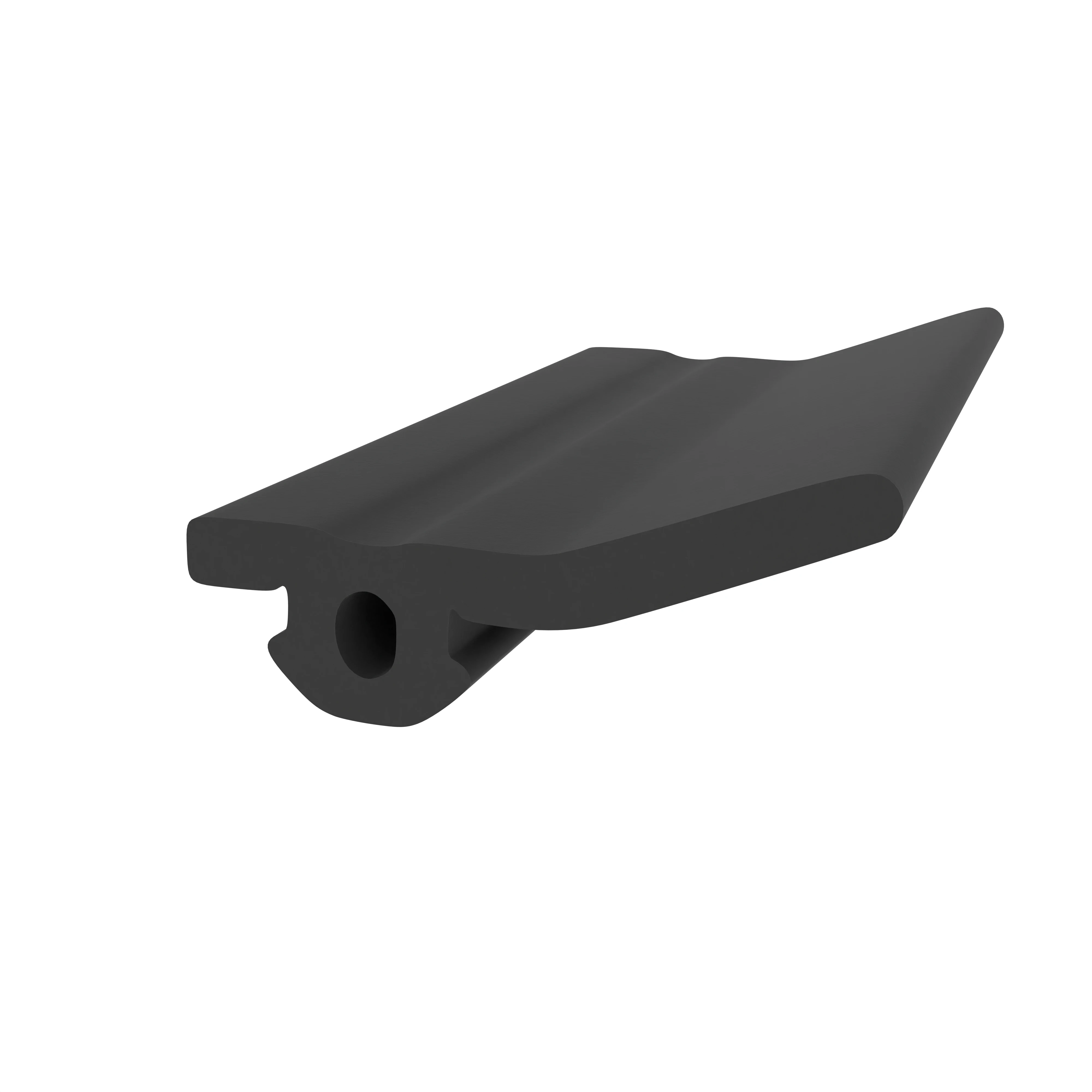 Anschlagdichtung für seitlichen Anschlag | 8 mm Höhe | Farbe: schwarz  Anschlagdichtung für seitlichen Anschlag | 8 mm Höhe | Farbe: schwarz