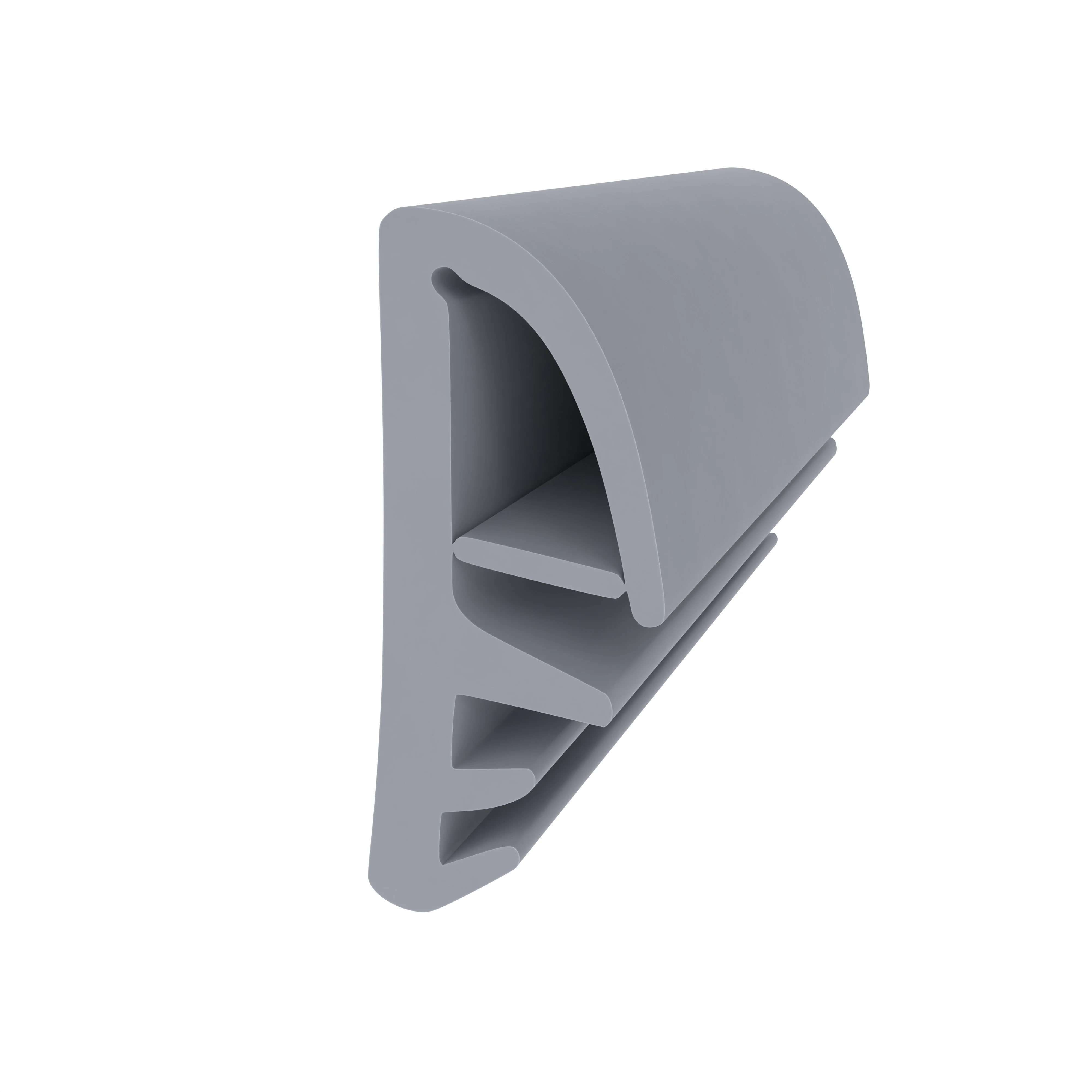 Flügelfalzdichtung für Holzzargen  | 13 mm Falzhöhe | Farbe: grau Flügelfalzdichtung für Holzzargen  | 13 mm Falzhöhe | Farbe: grau