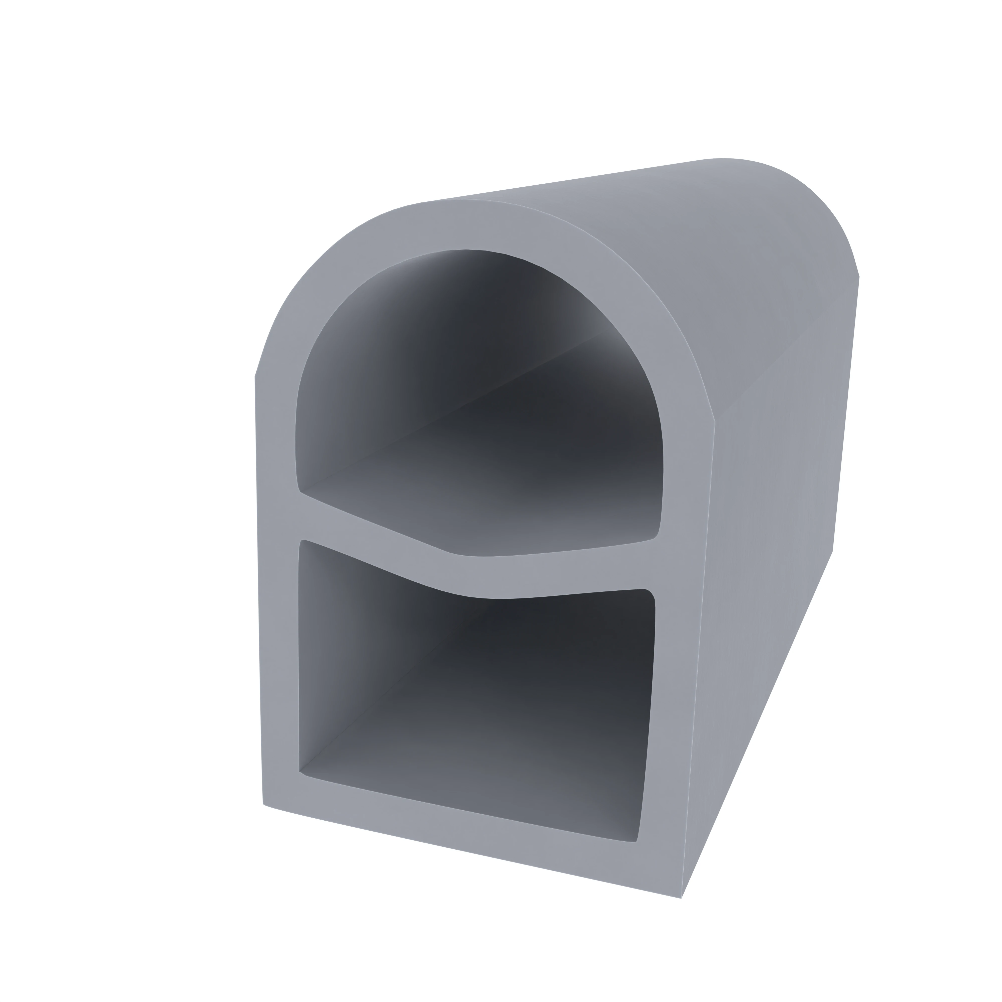 Stahlzargendichtung für Stahlprofile | 13 mm Breite | Farbe: grau