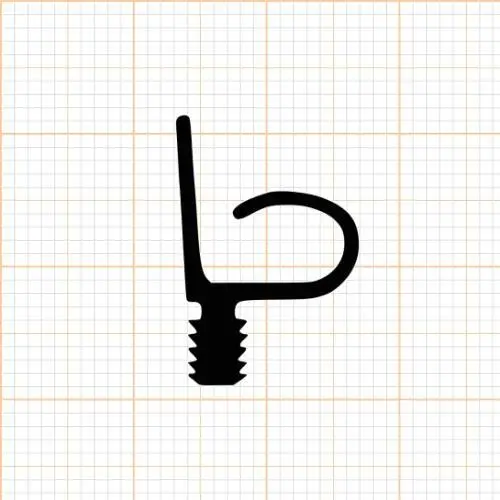 Türrahmen Dichtung - Holzzargendichtung für Türen | 3 mm Nut | Farbe: braun