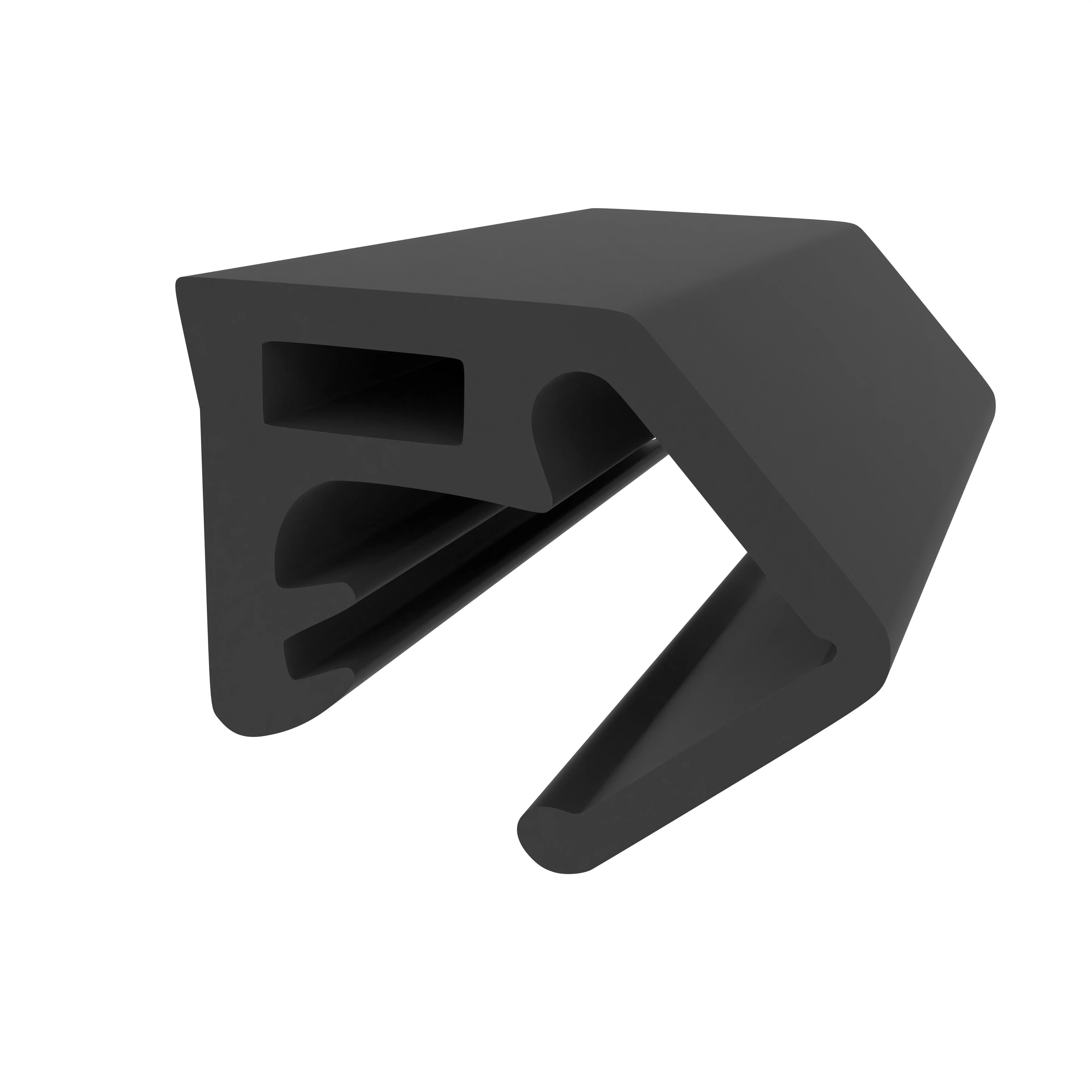 Überschlagdichtung für Holzfenster | Höhe: 8 mm | Farbe: schwarz Überschlagdichtung für Holzfenster | Höhe: 8 mm | Farbe: schwarz