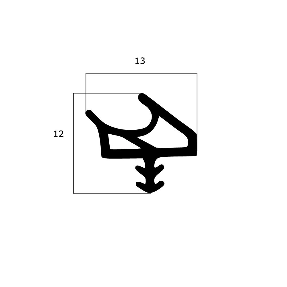 Türrahmen Dichtung - Holzzargendichtung für Zimmertüren | 3 mm Nut | Farbe: beige