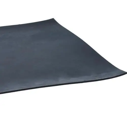 Gummiläufer Zuschnitt - Gummimatte mit glatter Struktur | Dicke: 2 mm | Breite: 1200 mm