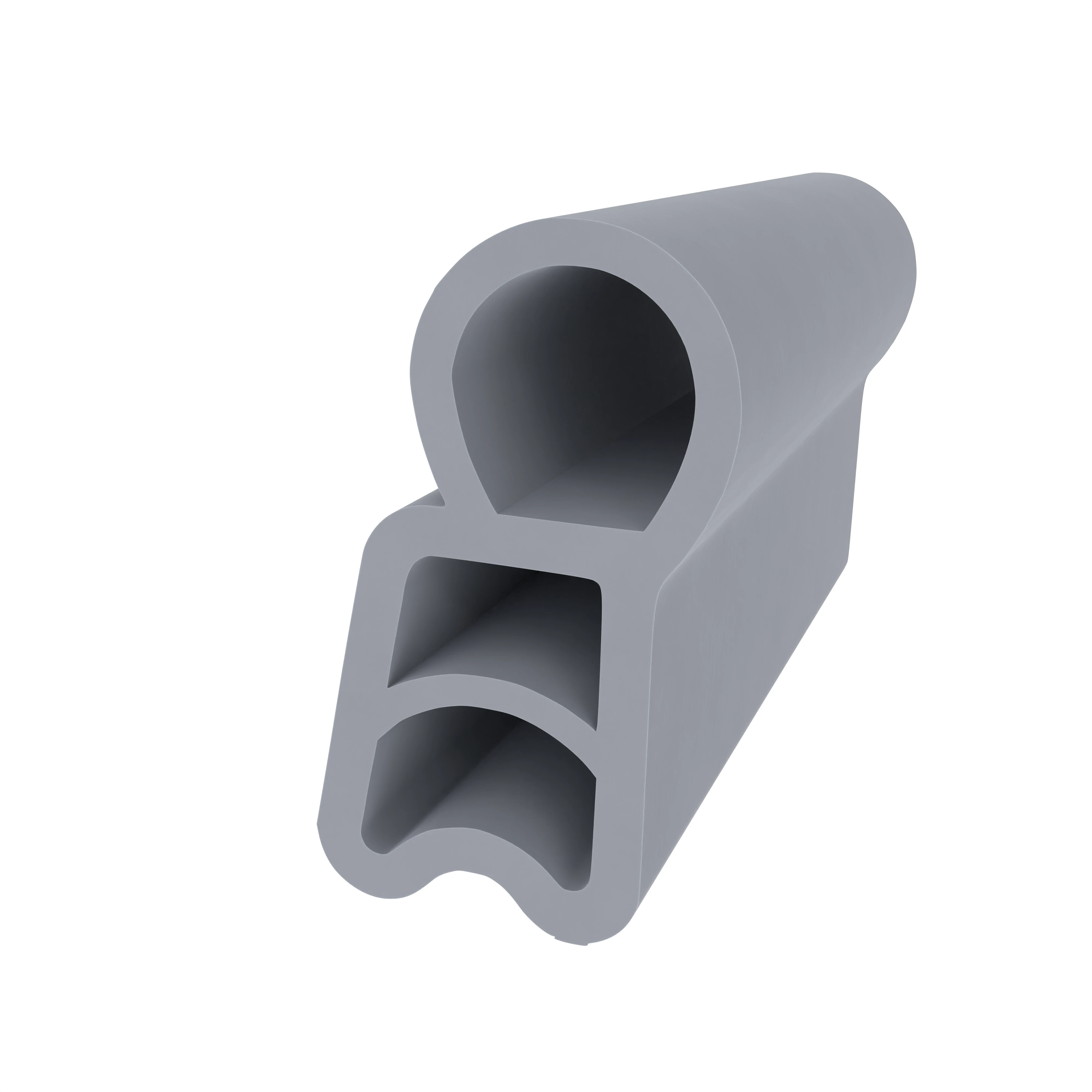 Stahlzargendichtung für Stahlzargen | 10 mm Breite | Farbe: grau