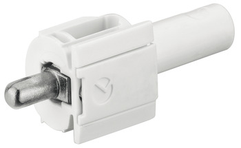 Verbinder & Bodenträger - Tablarverbinder SP 15/8/5 mit Federsystem für Holztablare in anthrazit