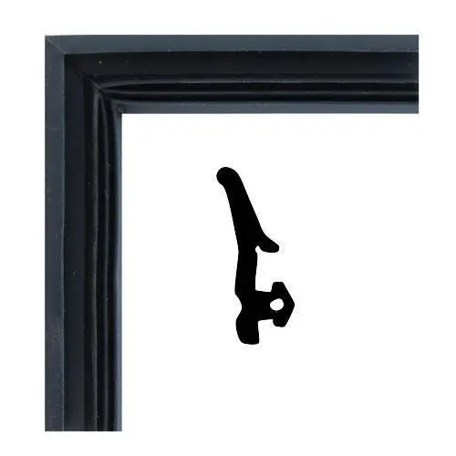 Dichtungsecke für Anschlagdichtung F1101 | Farbe: schwarz Dichtungsecke für Anschlagdichtung F1101 | Farbe: schwarz