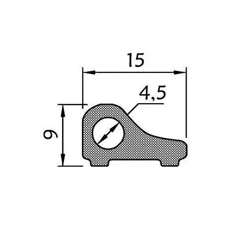 Waagrecht - Schwallschutz Runddusche | Radius: 550 mm | Farbe: weiß