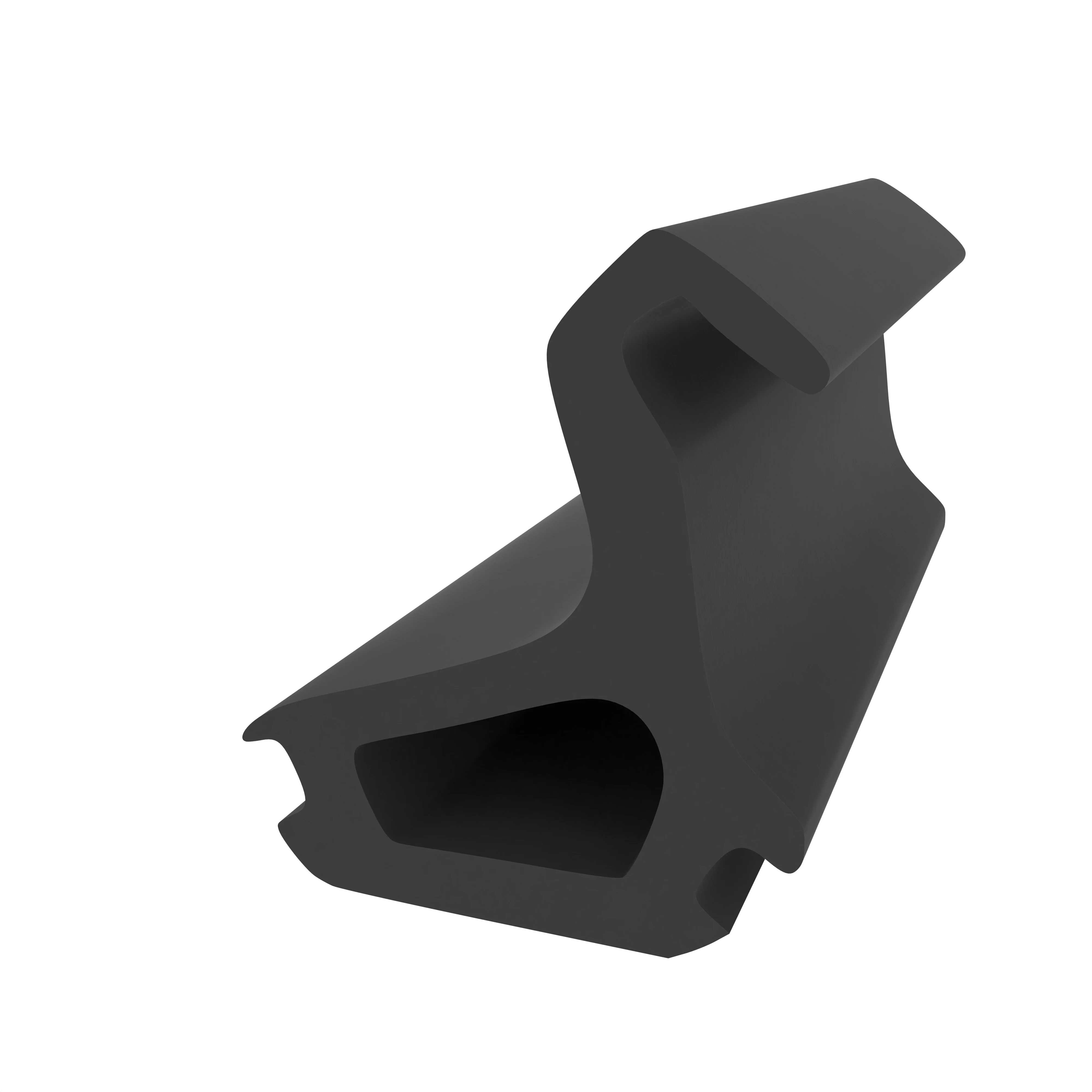 Mitteldichtungen - Mitteldichtung für Metall- und Alufenster | 19 mm Höhe | Farbe: schwarz