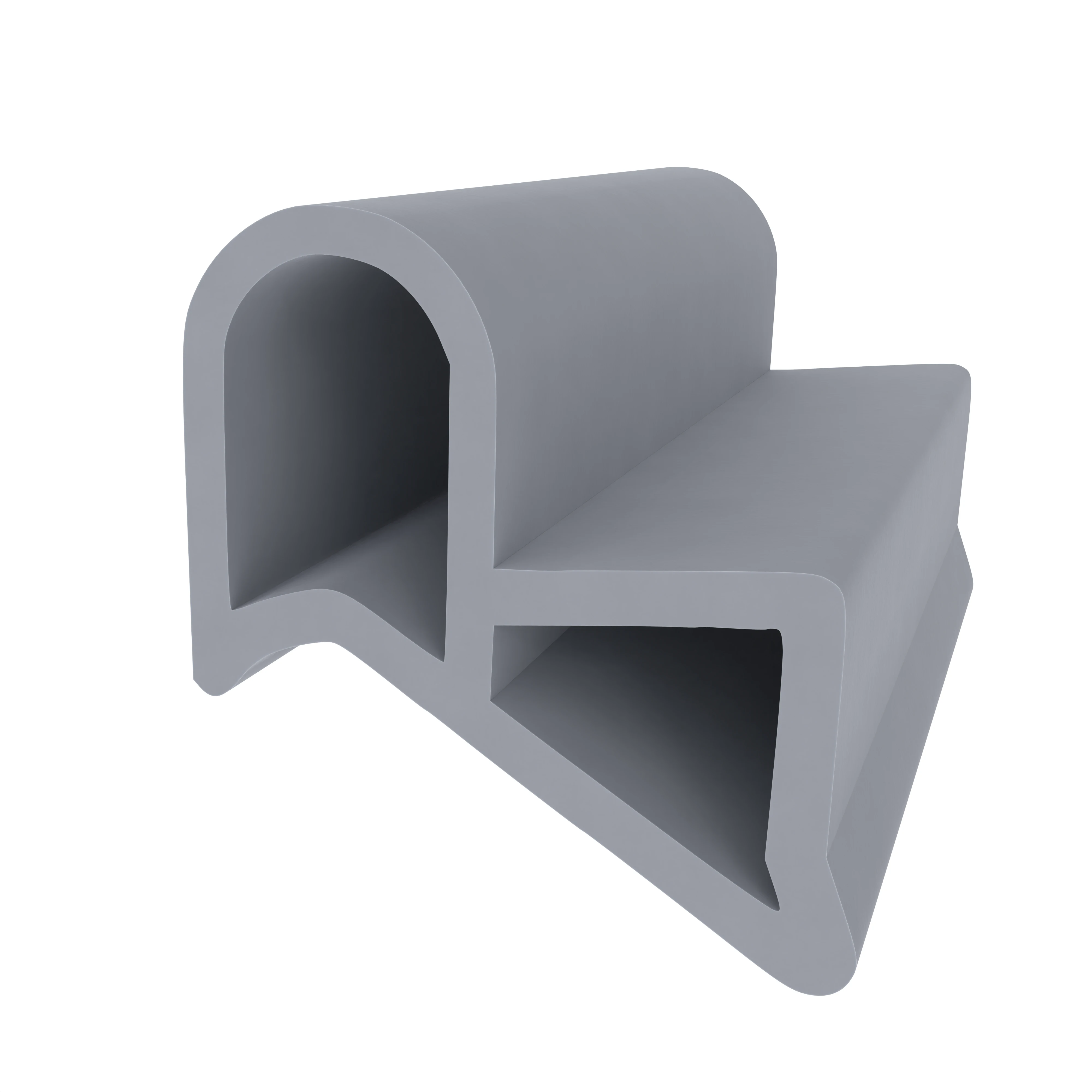 Stahlzargendichtung für Stahltüren | 18 mm Höhe | Farbe: grau