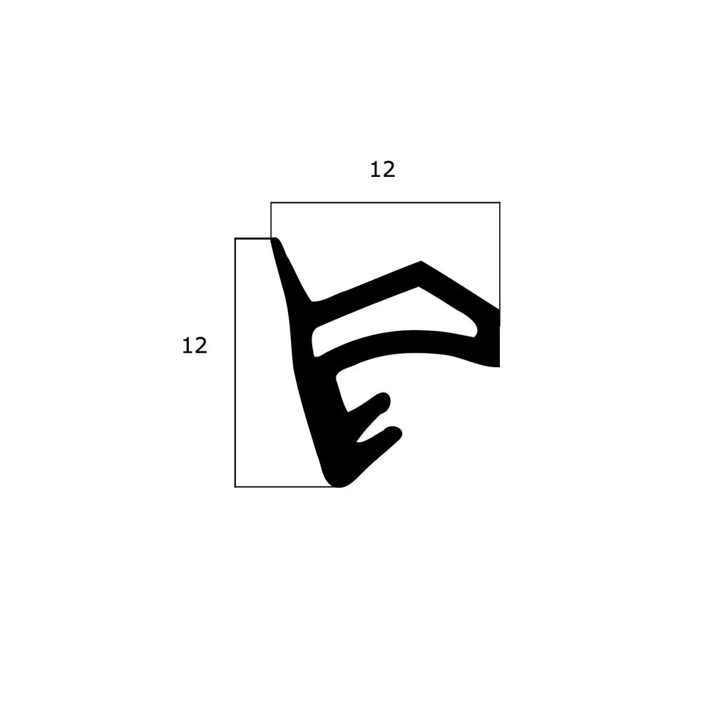 Türrahmen Dichtung - Holzzargendichtung für Zimmertüren | 4 mm Nut | Farbe: beige