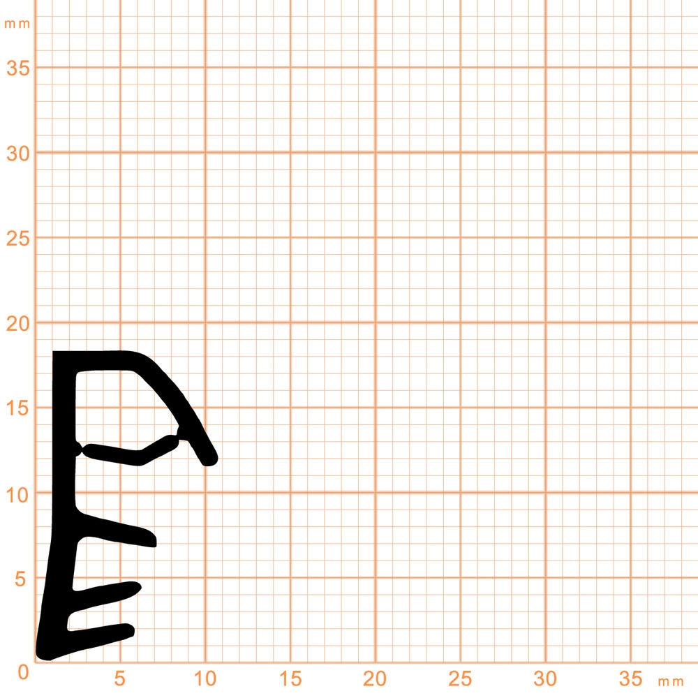Flügelfalzdichtungen - Flügelfalzdichtung für Holzflügel und -zargen | 10 mm Falzhöhe | Farbe: weiß