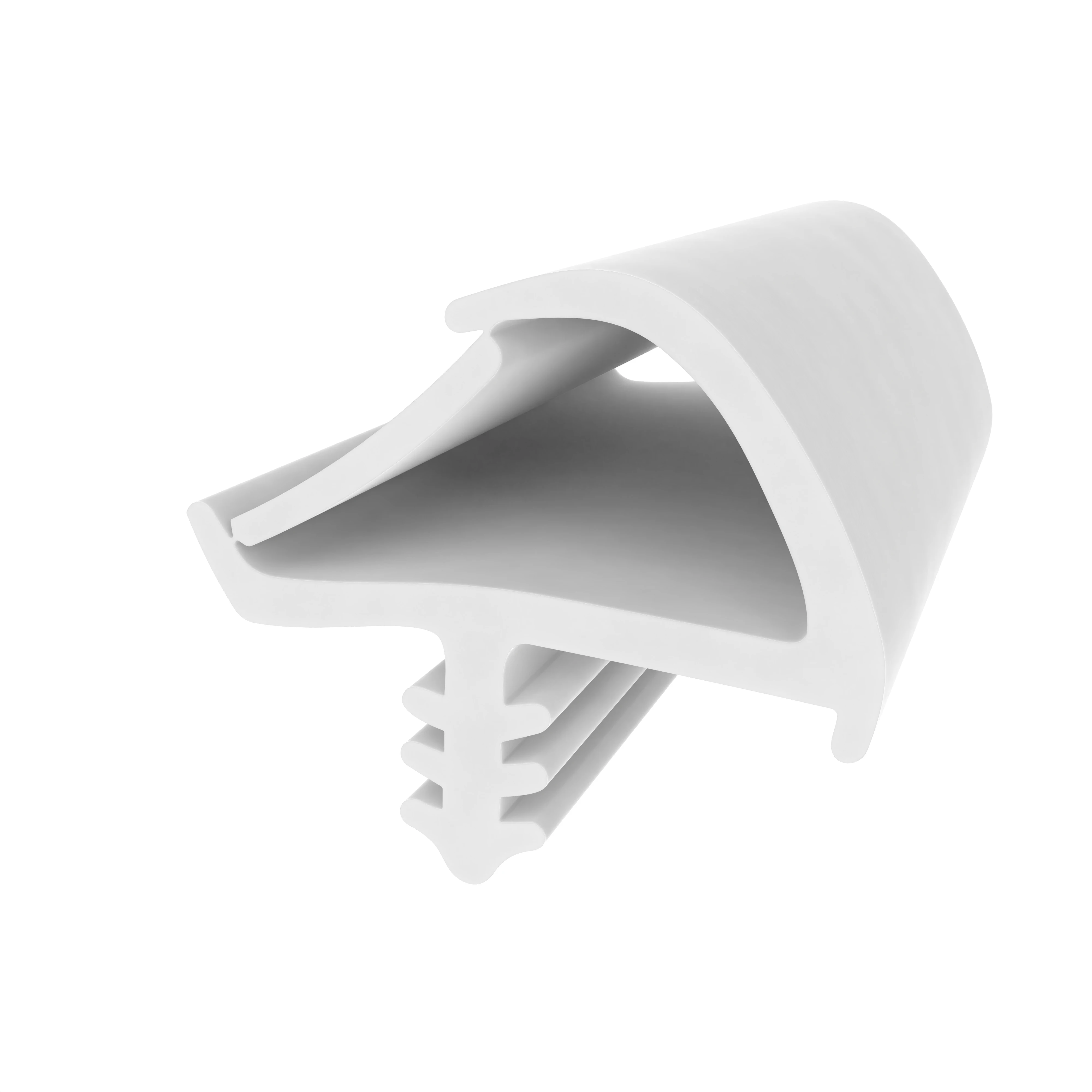 Türrahmen Dichtung - Holzzargendichtung für Haustüren | 14 mm Falzbreite | Farbe: weiß