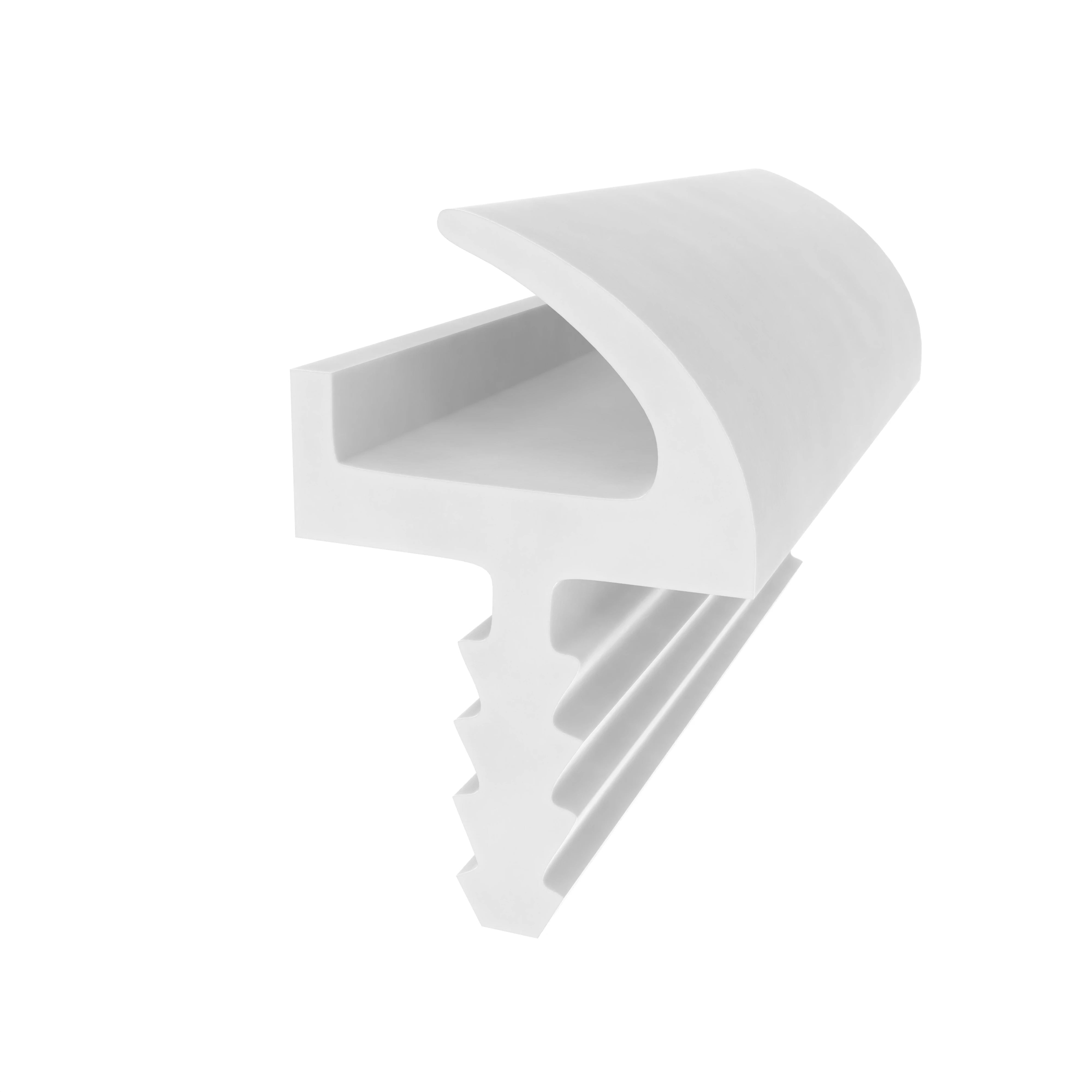 Holzzargendichtung für Holztüren | 9 mm Falzbreite | Farbe: weiß