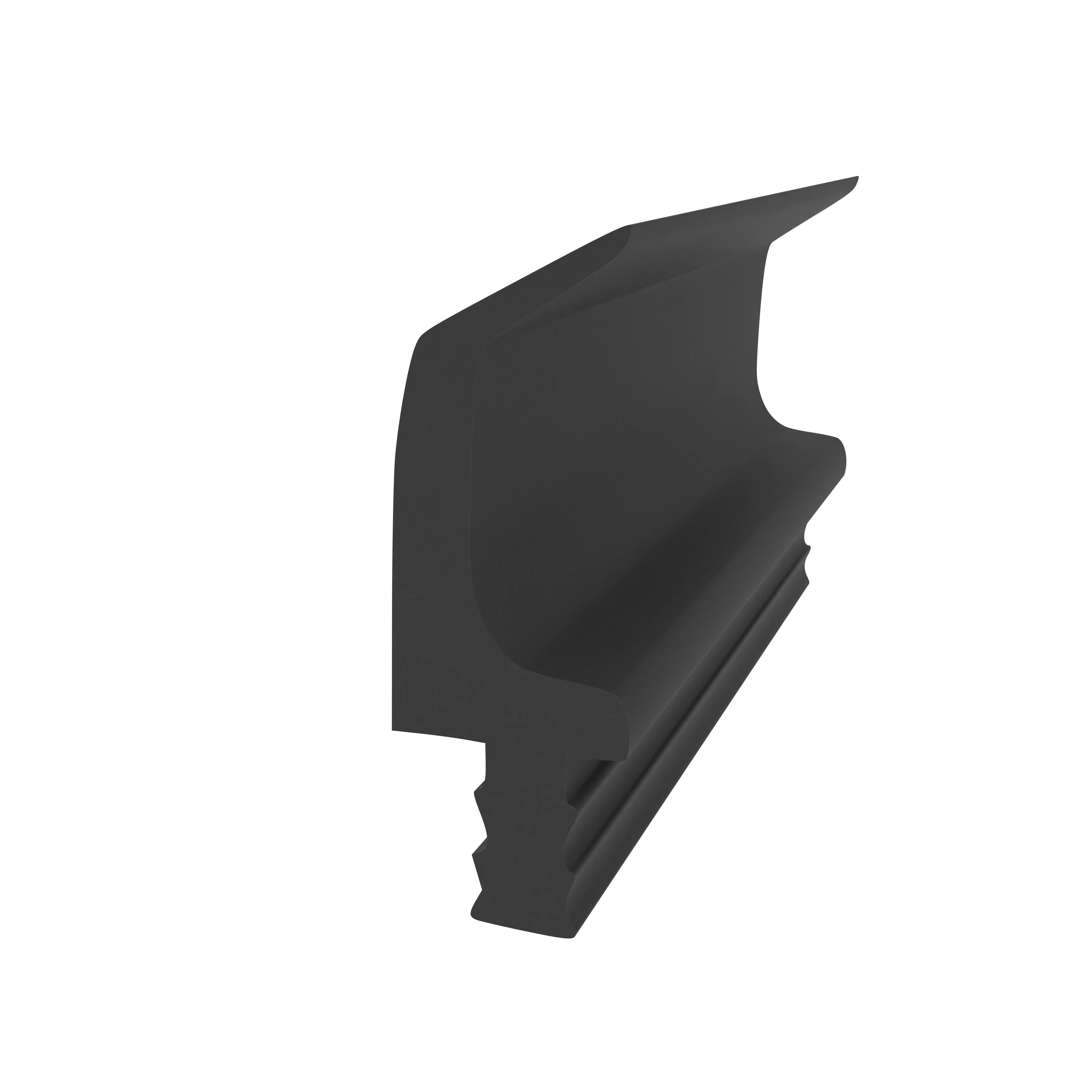 Mitteldichtungen - Mitteldichtung für Alu- oder Metallfenster | 22 mm Höhe | Farbe: schwarz 