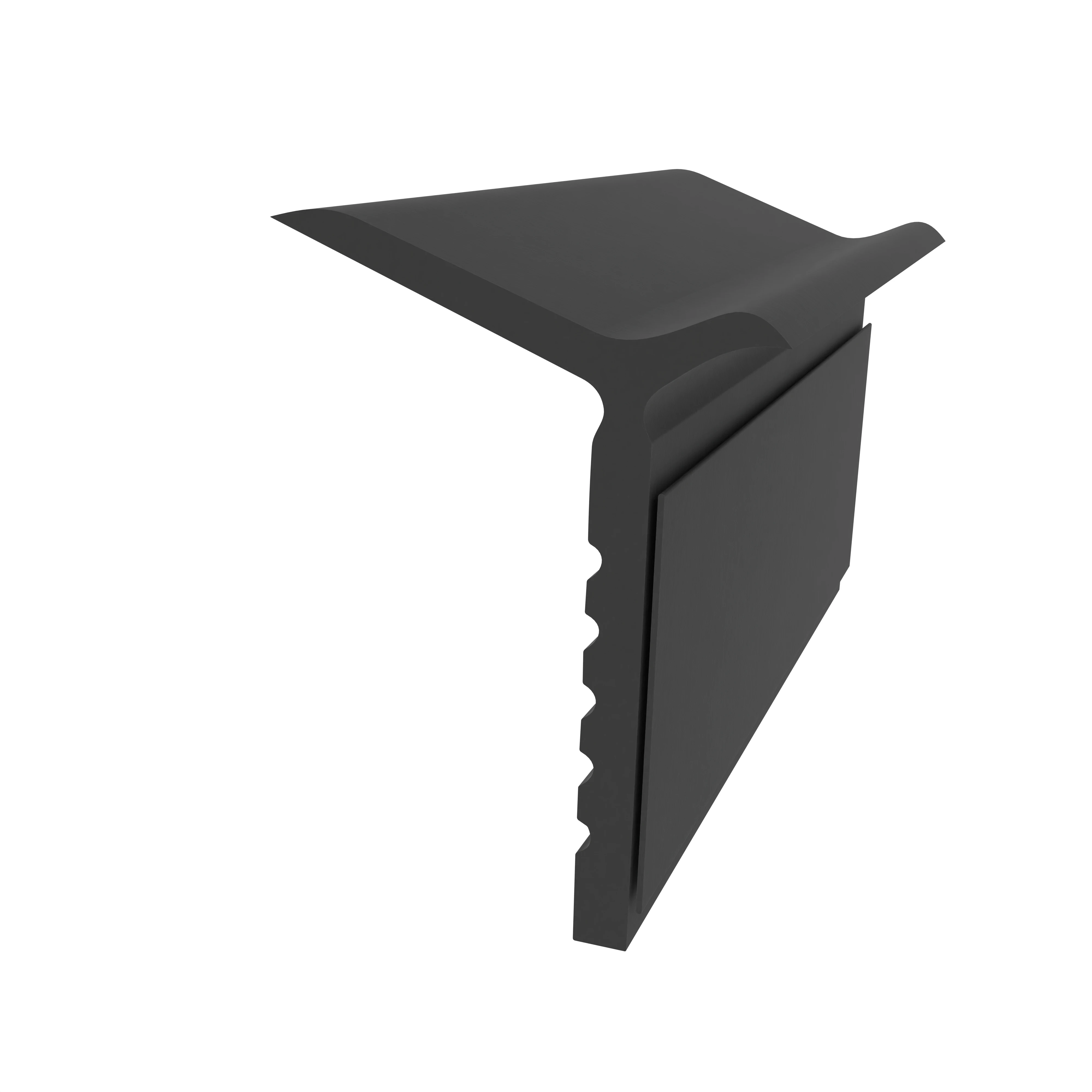 Fensterbankdichtungen - Mitteldichtung für Fenster | 17 mm Höhe | Farbe: schwarz