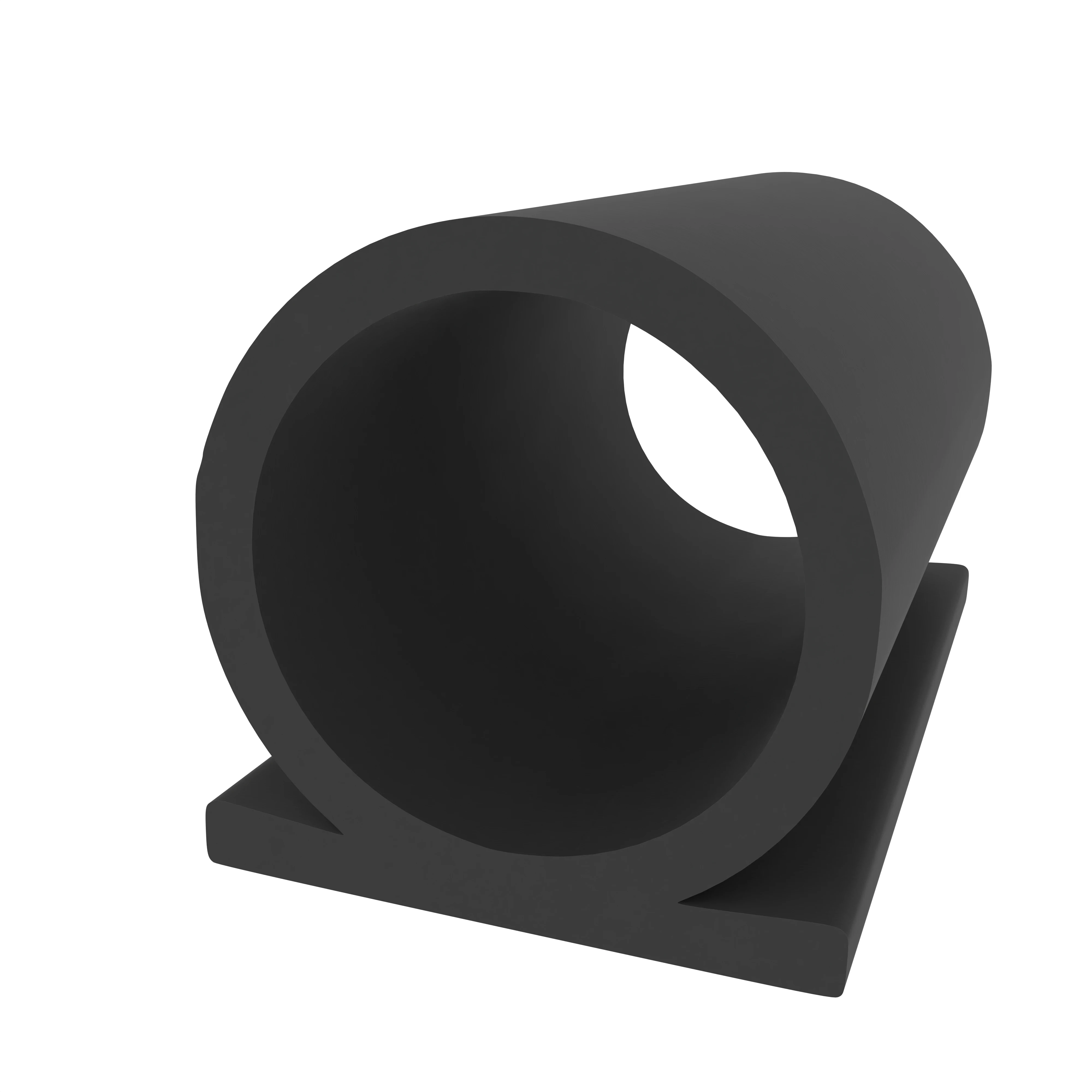 Selbstklebende Dichtung EPDM - Schwarz D 8mm x 10mm