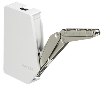 Beschläge - Hochklappbeschlag von Häfele | Modell: Free flap 3.15 - F | Farbe: weiß