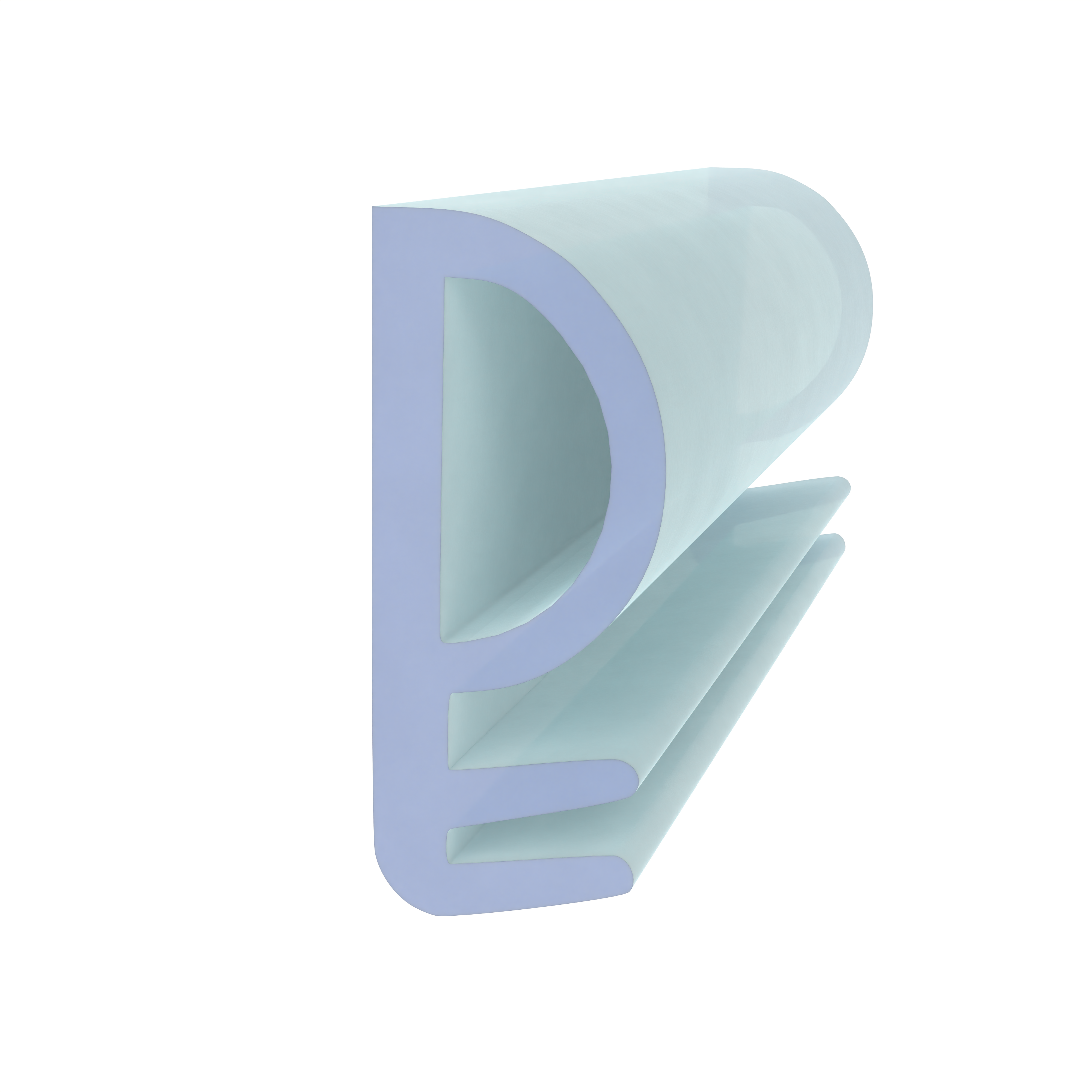 Flügelfalzdichtung für Holztüren und  -zargen | 9,7 mm Falzhöhe | Farbe: transparent Flügelfalzdichtung für Holztüren und  -zargen | 9,7 mm Falzhöhe | Farbe: transparent