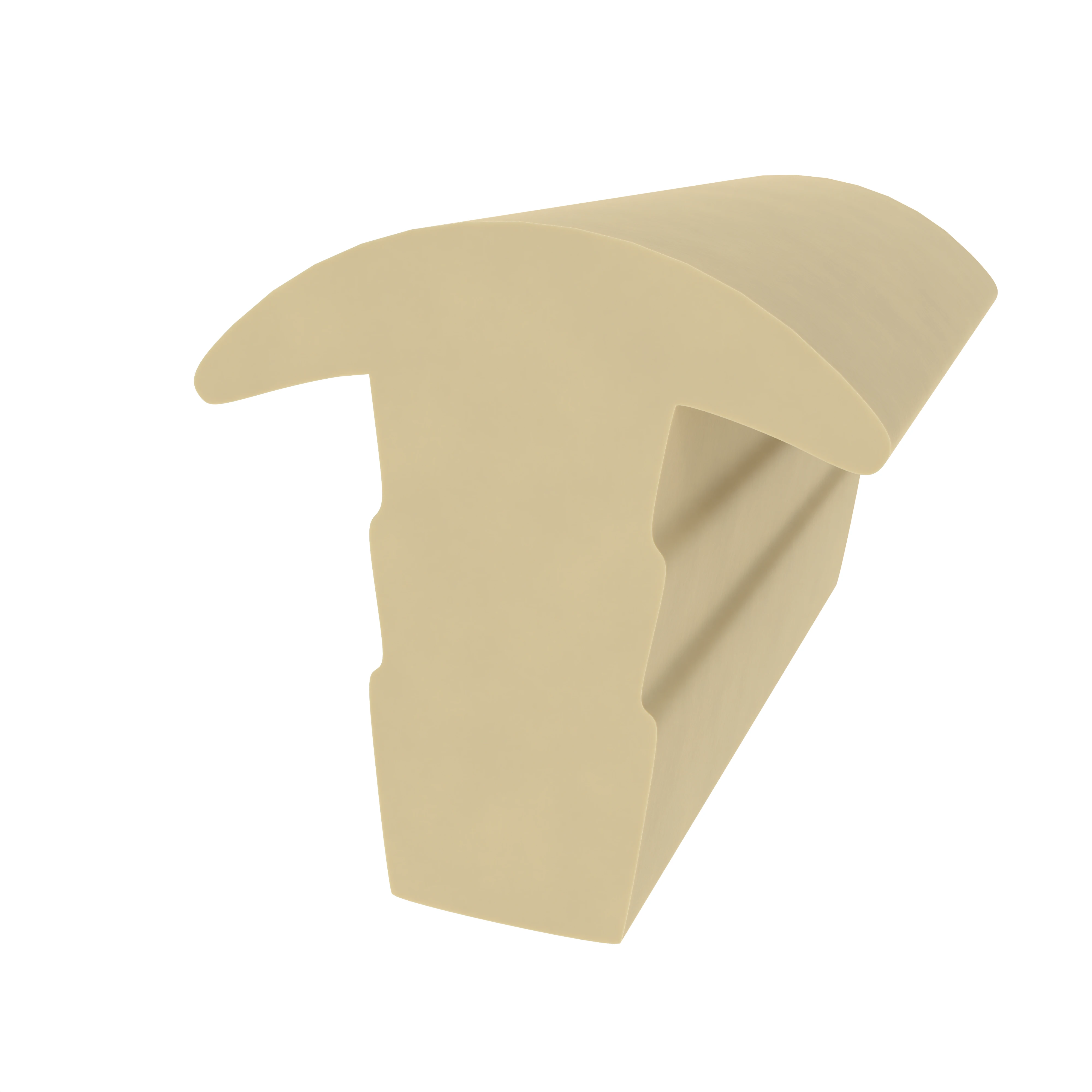 Treppenstufenprofile - Anti-Rutsch Profil für Treppenstufen | Höhe: 10 mm | Farbe: beige