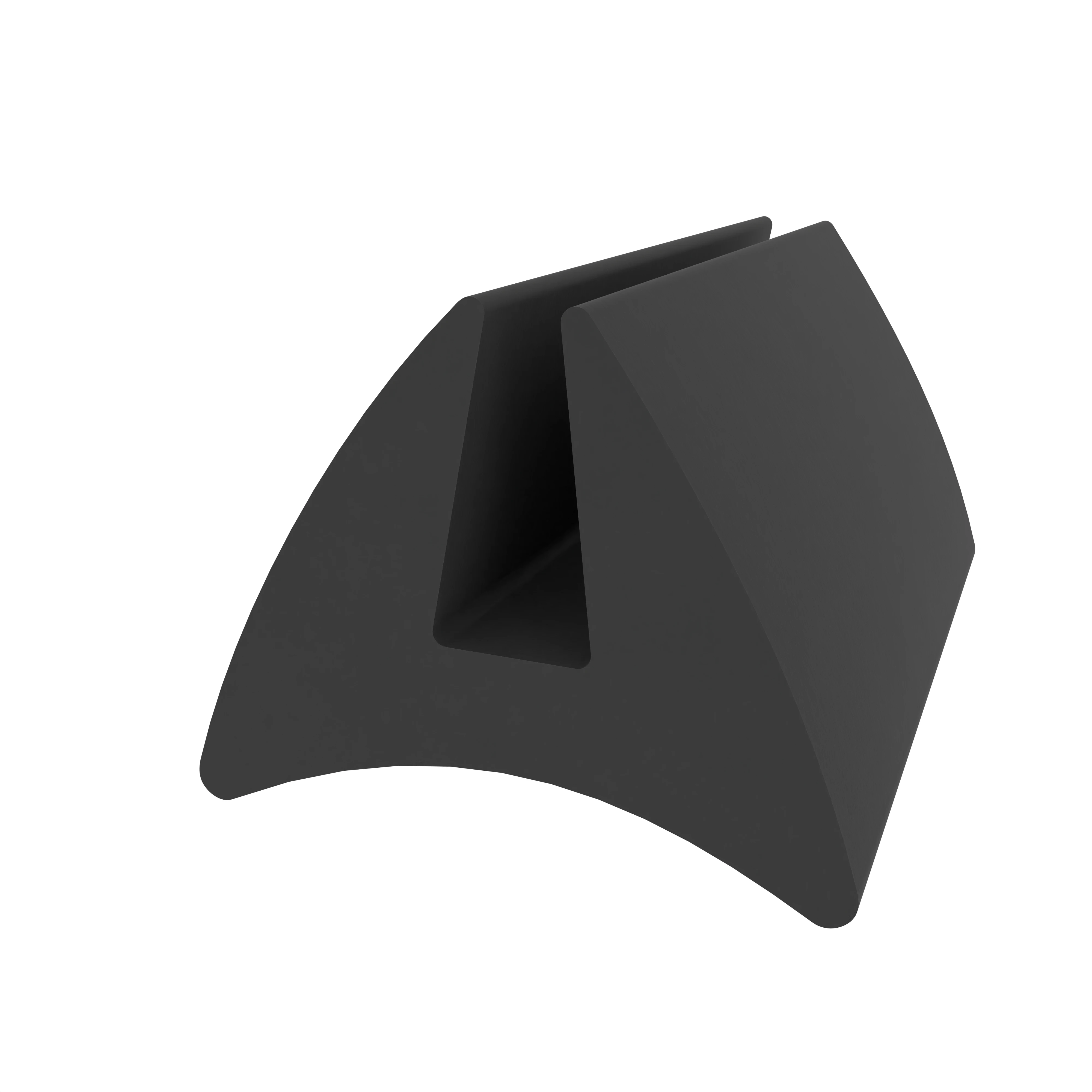 Kantenschutz - Kantenschutzprofil | Höhe: 7 mm | Farbe: schwarz