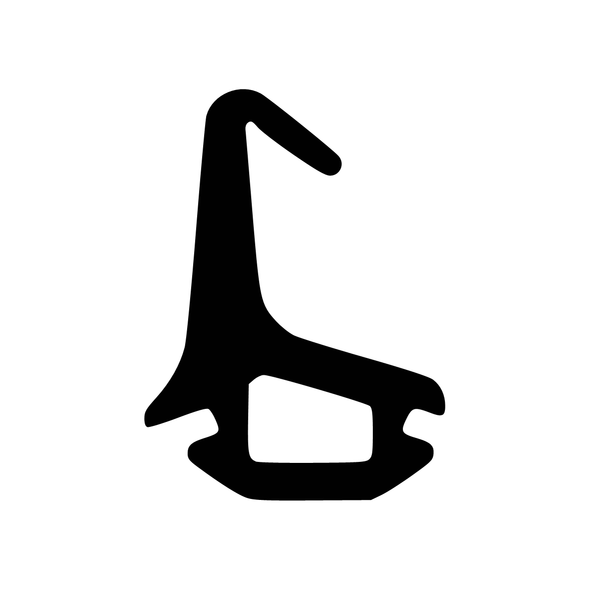 Mitteldichtungen - Mitteldichtung für Reynolds Kunststofffenster | 19 mm Höhe | Farbe: schwarz