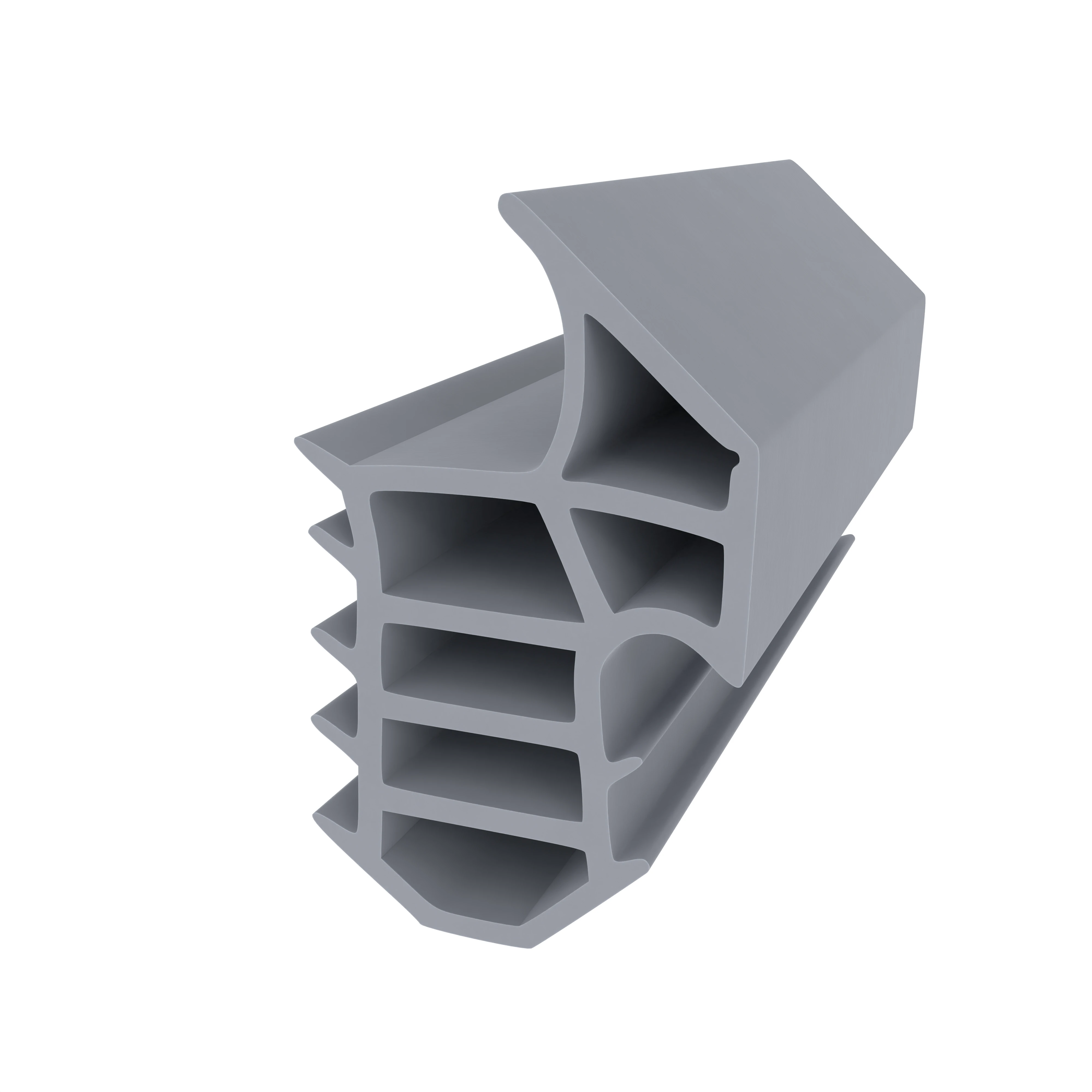 Stahlzargendichtung für Westag und Getalit | 15 mm Breite | Farbe: grau