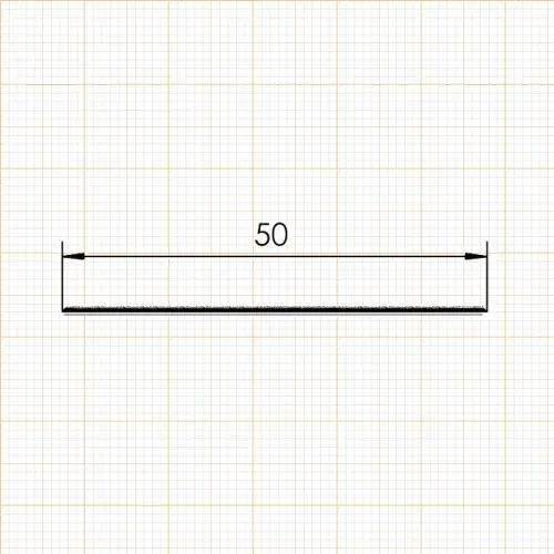 Treppenstufenprofile - Antirutschband für Treppenstufen | Breite: 50 mm | Farbe: schwarz
