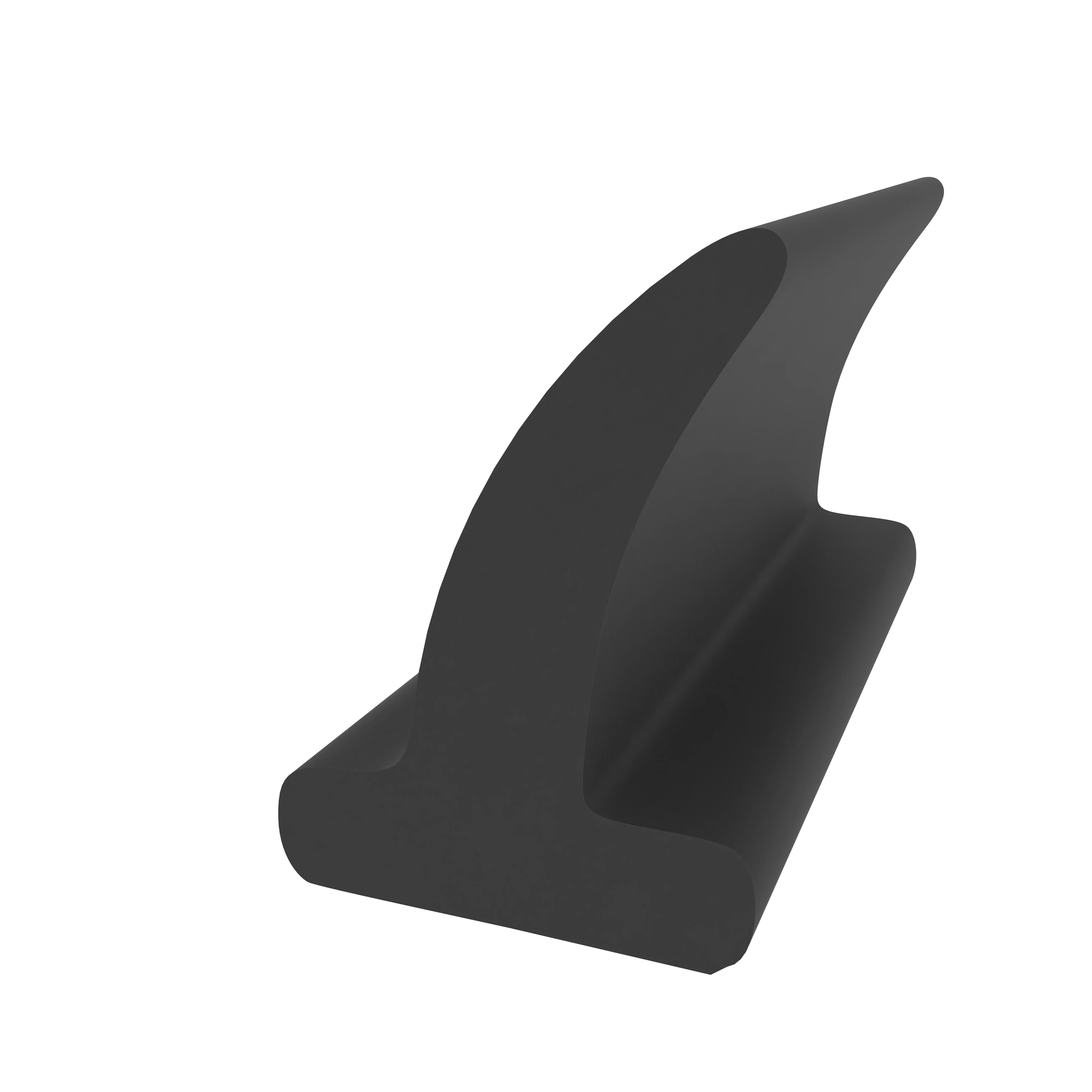 Türrahmen Dichtung - Mitteldichtung für Kunststofffenster | 11 mm Höhe | Farbe: schwarz