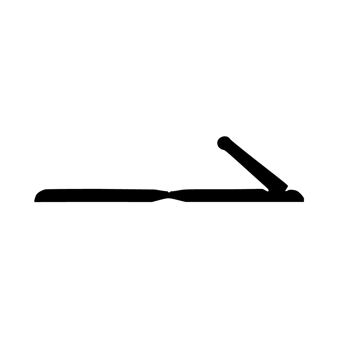 Türdichtung selbstklebend - Klebedichtung | Spaltbreite: 2 – 4 mm | Farbe: schwarz