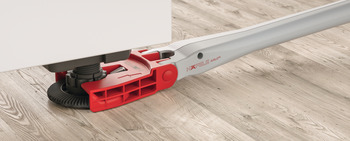 Tischbeschläge & Rollen - Verstellwerkzeug für Sockelsystem Häfele AXILO™ 78 | Länge: 660 mm | Farbe: grau/rot