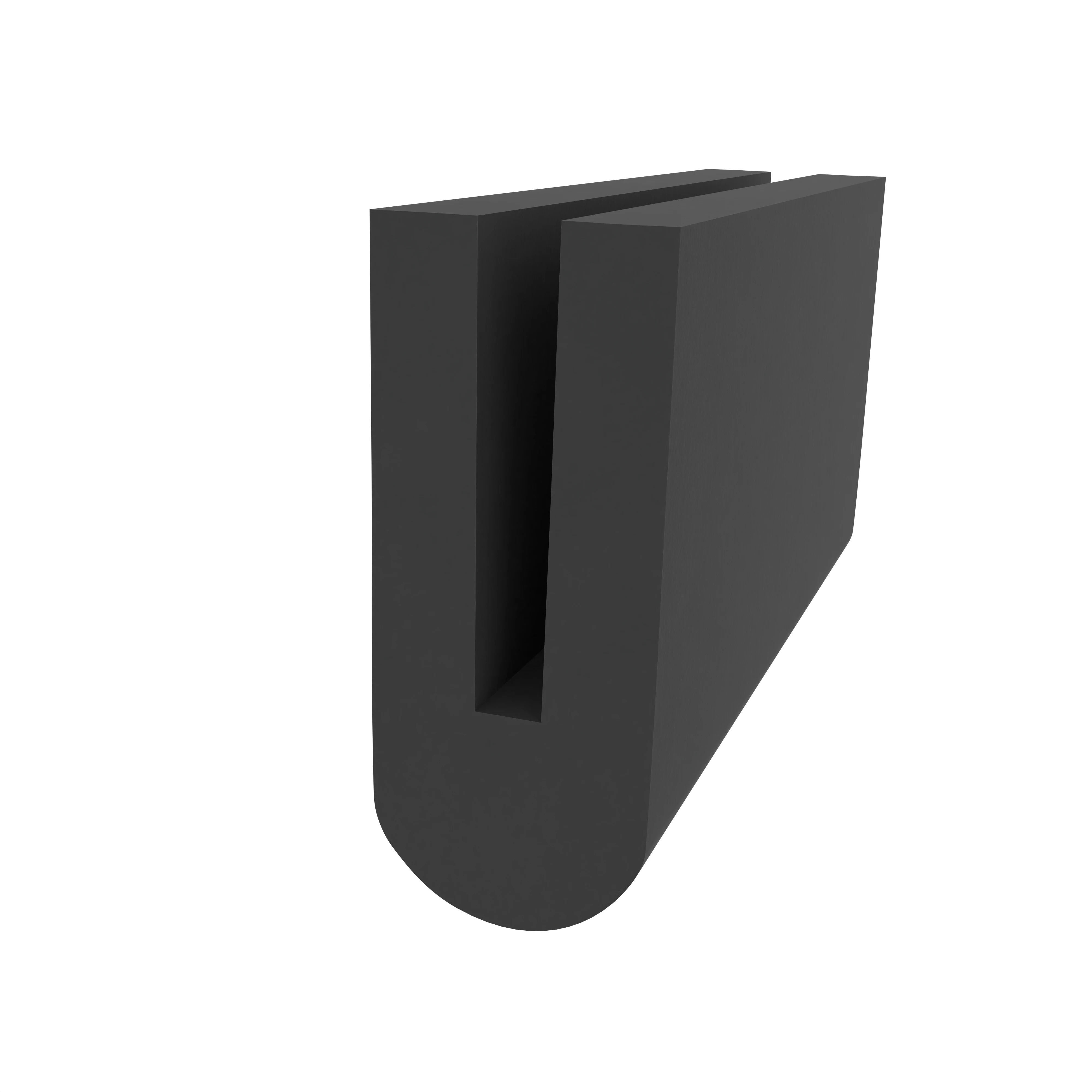 Kantenschutz - Kantenschutzprofil | Klemmbereich: 1,5 mm | Farbe: schwarz