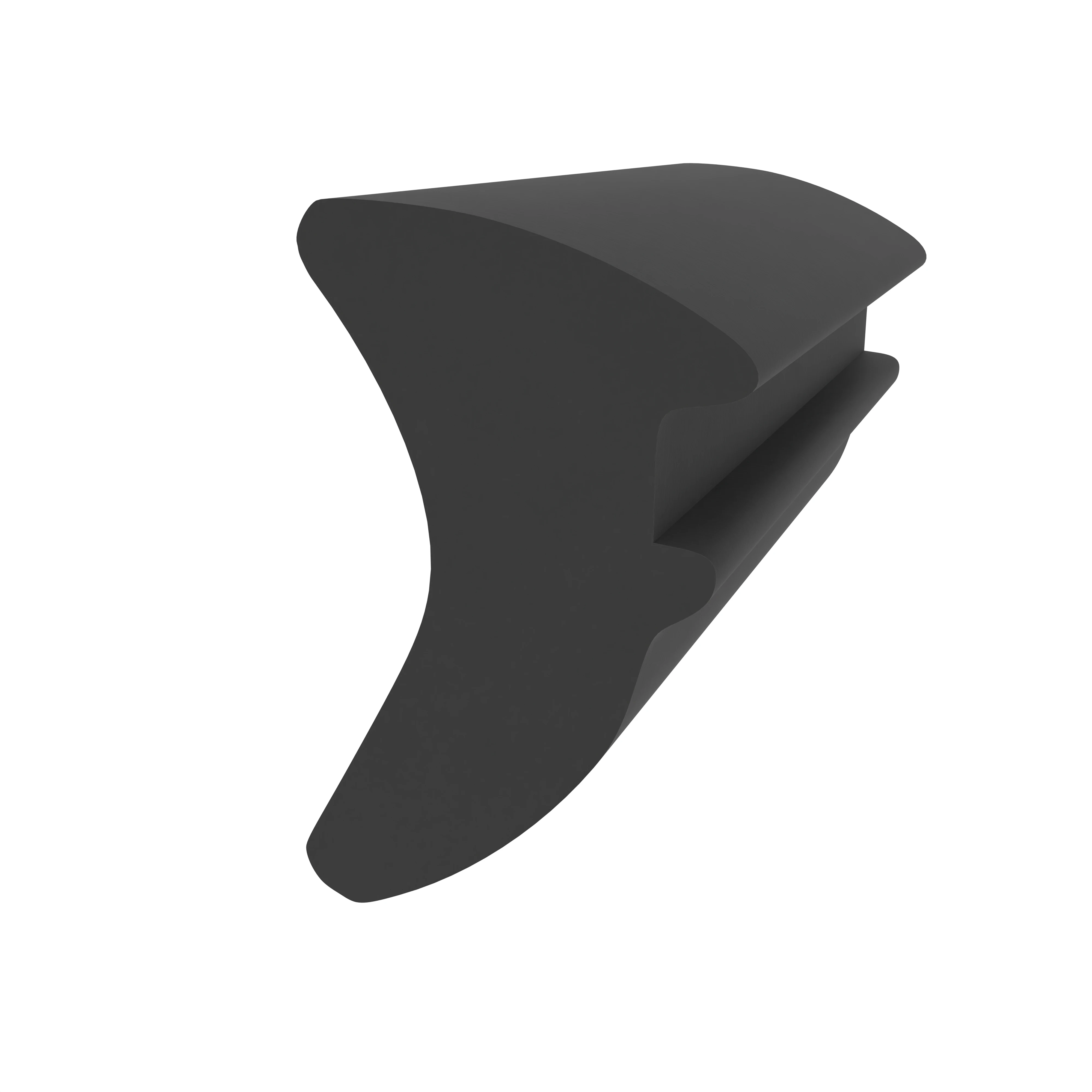 Verglasungsdichtungen - Verglasungsdichtung für Fenster | 7,3 mm Breite | Farbe: schwarz