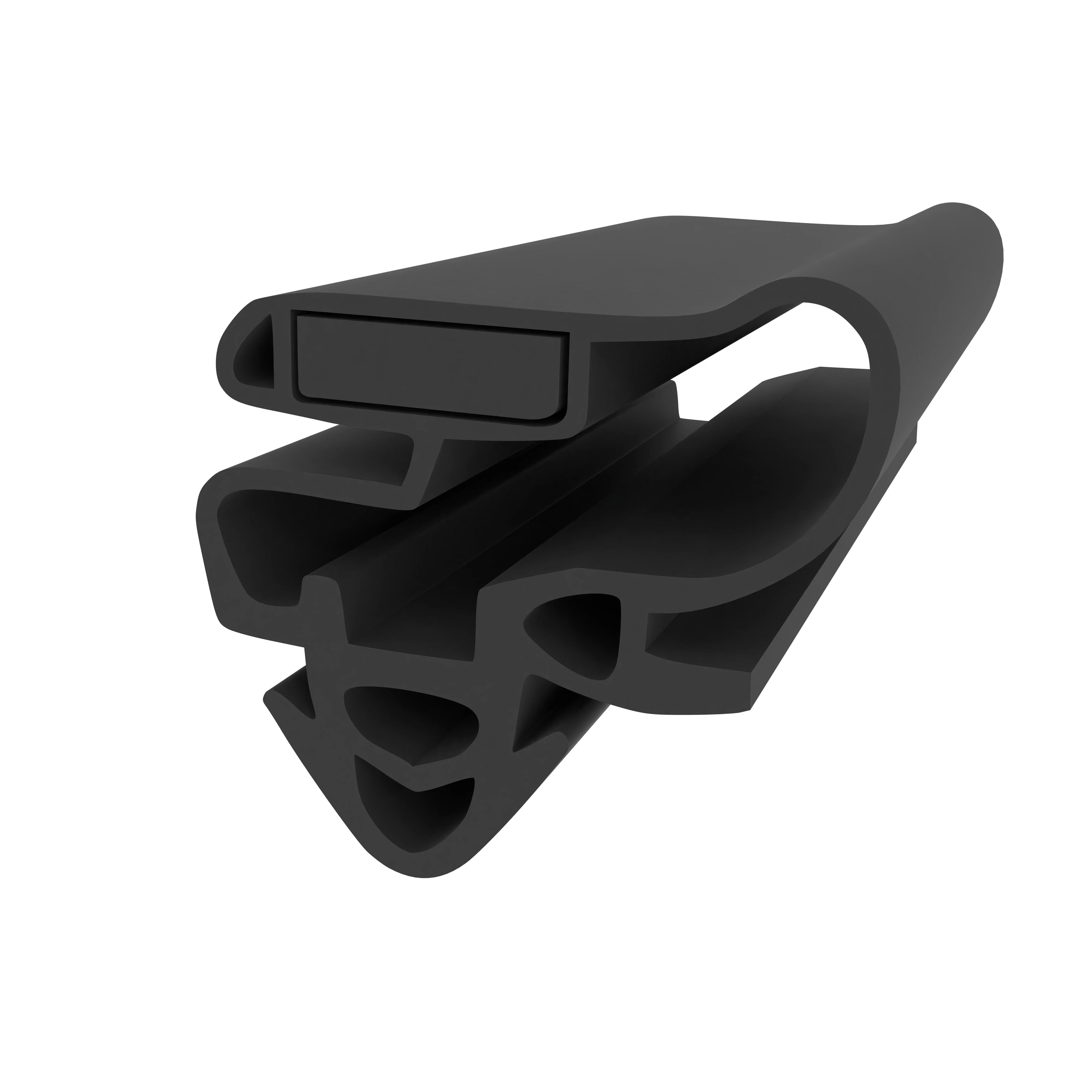 Kühlschrankdichtungsrahmen | Höhe: 19,7 mm | Farbe: schwarz