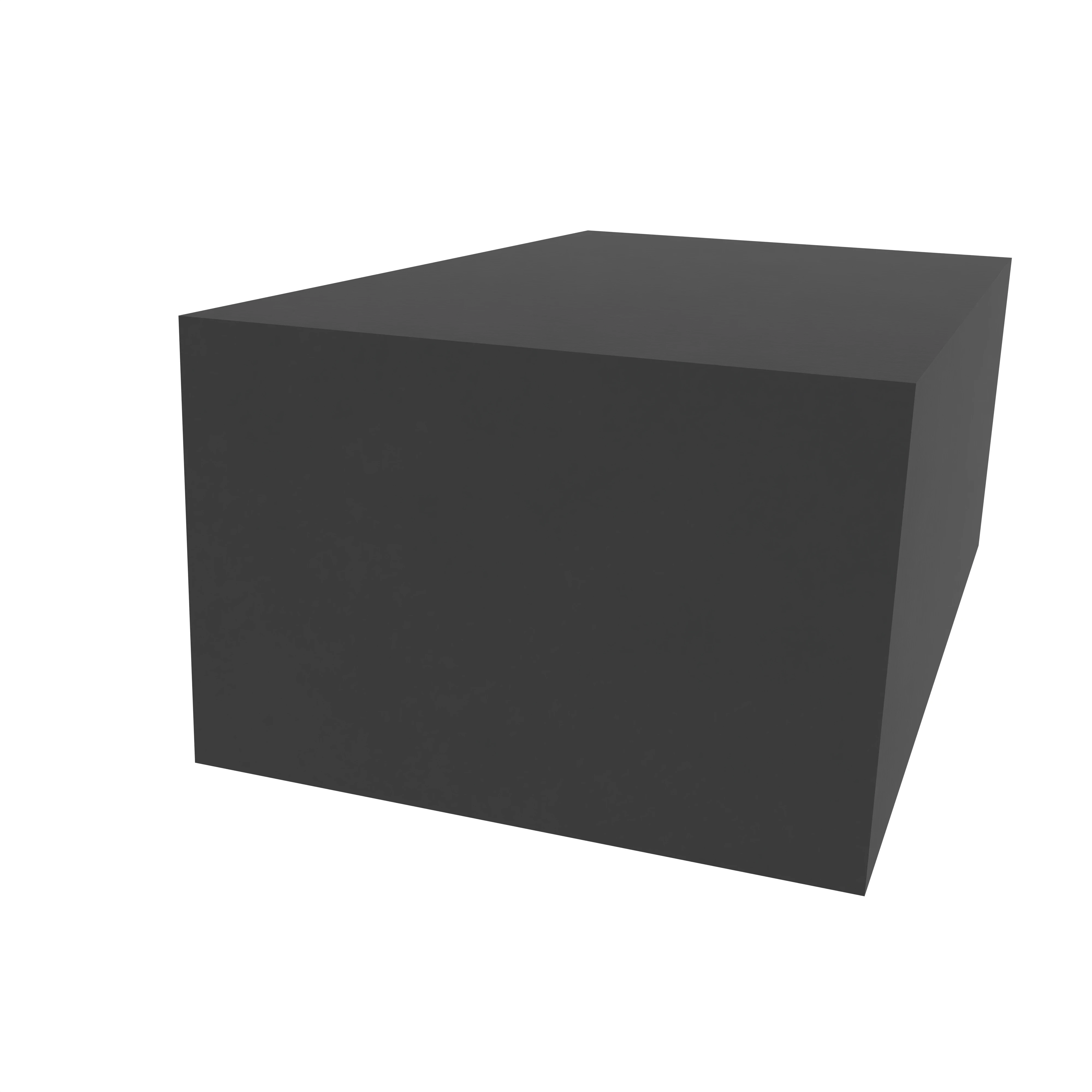 Moosgummidichtung vierkant | 20 mm Höhe | Farbe: schwarz