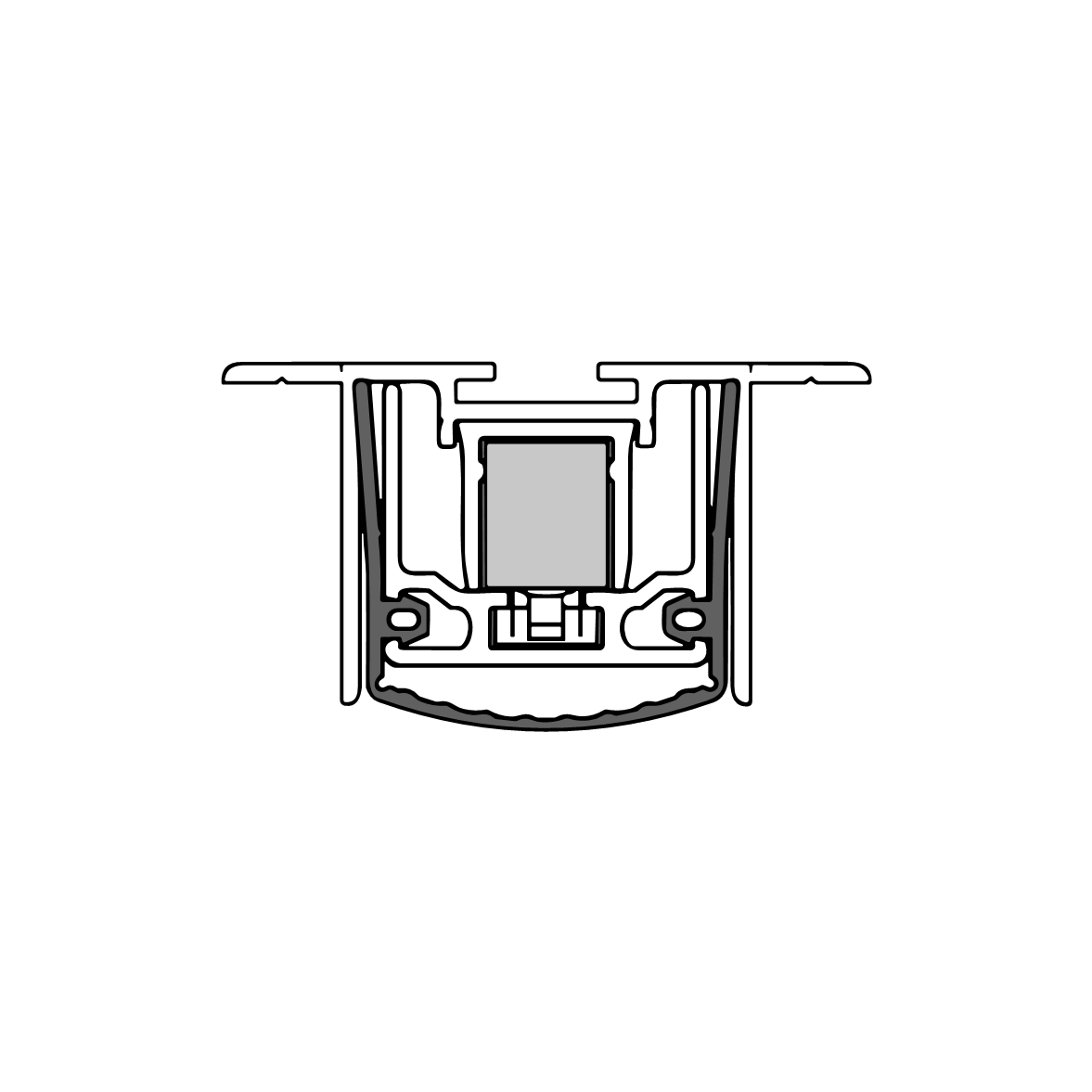 Schall-Ex Slide L-24/20 TS Absenkdichtung von Athmer | Länge: 958 mm
