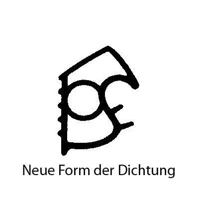 Türrahmen Dichtung - Stahlzargendichtung für Stahlzargen | 20 mm Höhe | Farbe: weiß