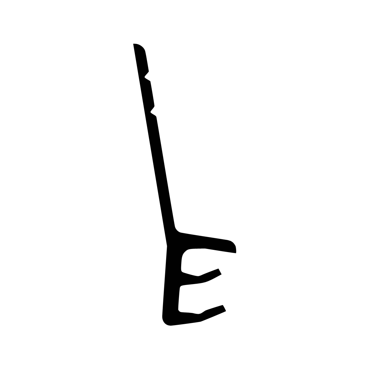 Flügelfalzdichtungen - Stulpdichtung für Fenster und Türen | 24,1 mm Höhe | Farbe: braun