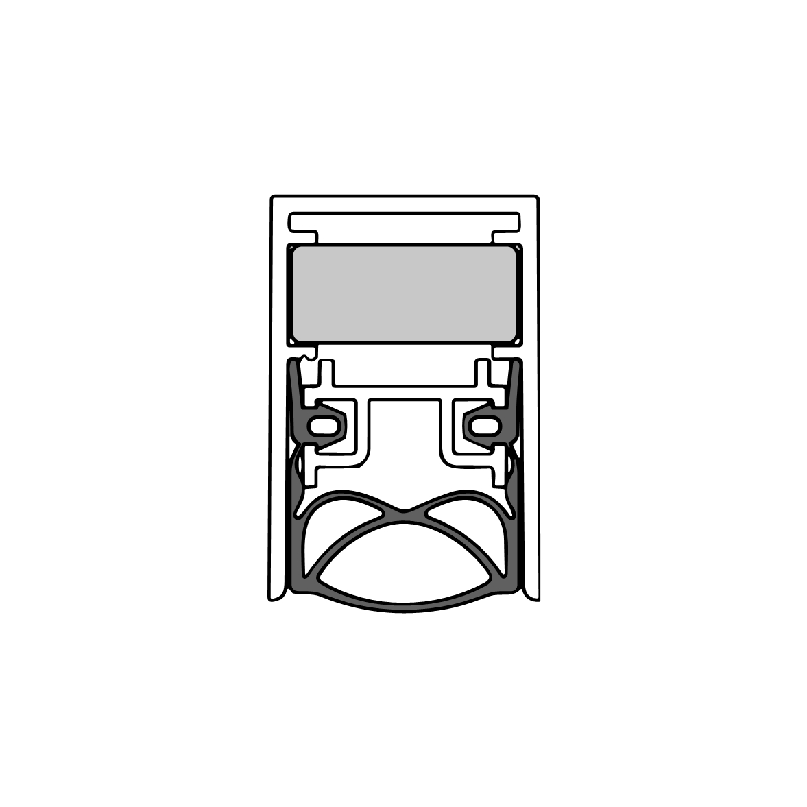 Absenkdichtungen - Schall-Ex Slide M-20 WS Absenkdichtung von Athmer | Länge: 833 mm