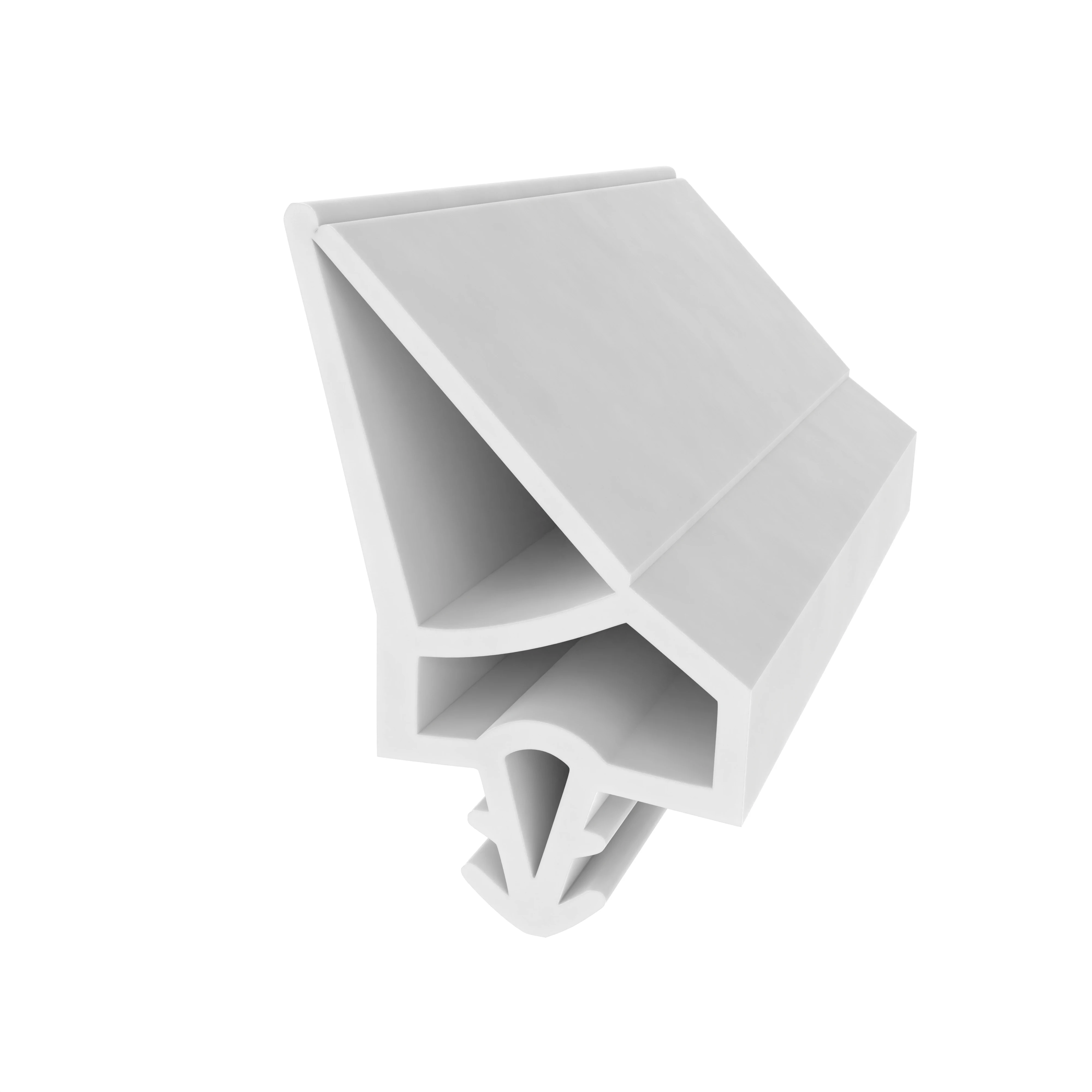 Türrahmen Dichtung - Holzzargendichtung für Haustüren | 12 mm Falzbreite | Farbe: weiß