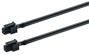 Beleuchtung - Zuleitung für Multi Boxen | Häfele Loox Lichtsystem | Kabellänge: 500 mm