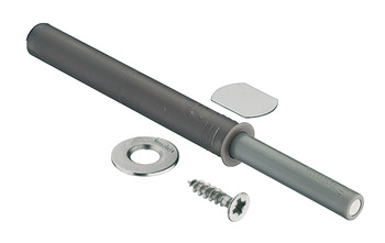 Blum Druckschnäpper für Öffnungsunterstützung | Tip-On Langversion | Farbe: platingrau Blum Druckschnäpper für Öffnungsunterstützung | Tip-On Langversion | Farbe: platingrau