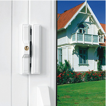 Gebäudeausstattung - Fenster-Zusatzschloss | Modell: Abus FTS 88 | Farbe: weiß