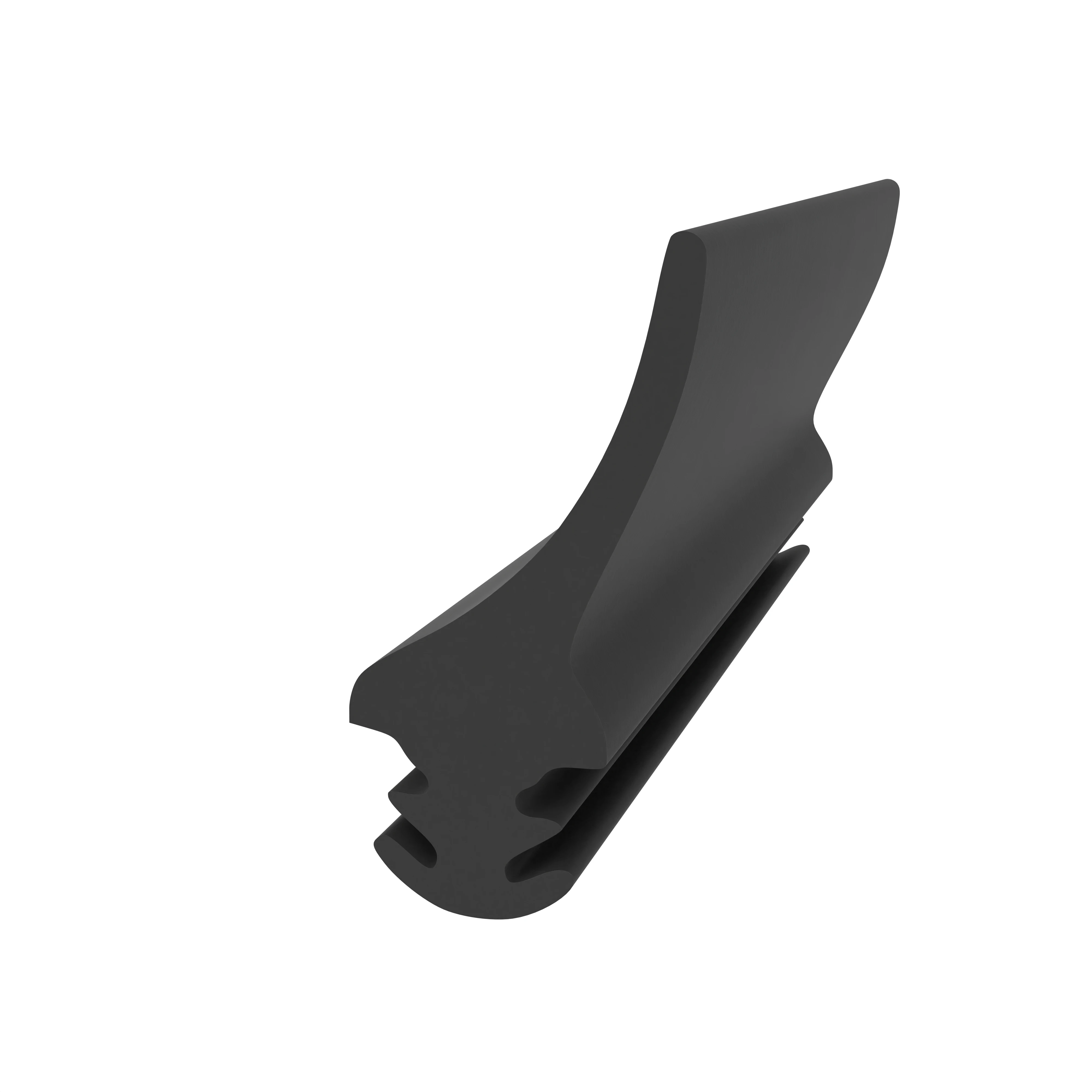 Mitteldichtung für Kunststofffenster | 17 mm Höhe | Farbe: schwarz Mitteldichtung für Kunststofffenster | 17 mm Höhe | Farbe: schwarz