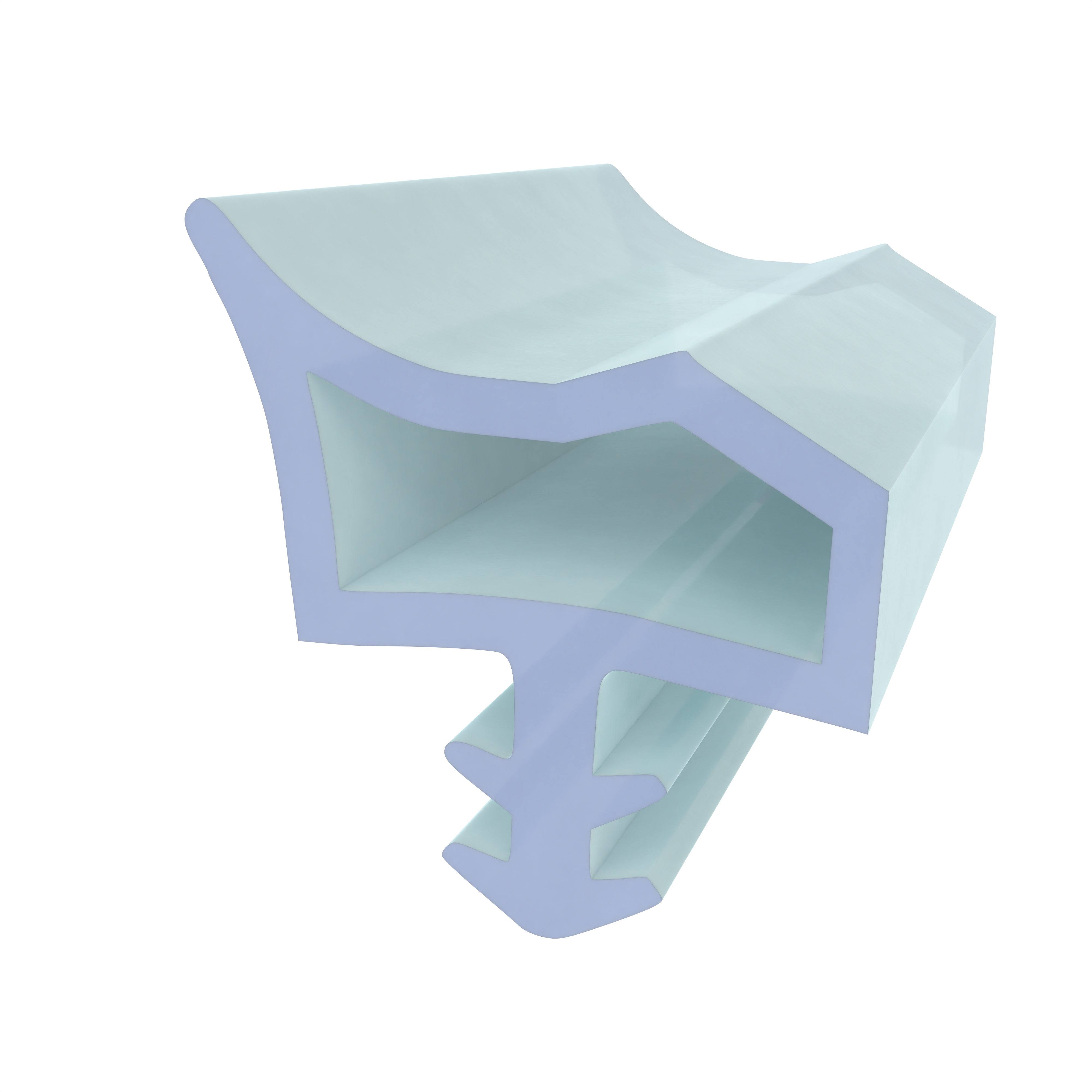 Türrahmen Dichtung - Holzzargendichtung für Holztüren | 12 mm Falzbreite | Farbe: transparent