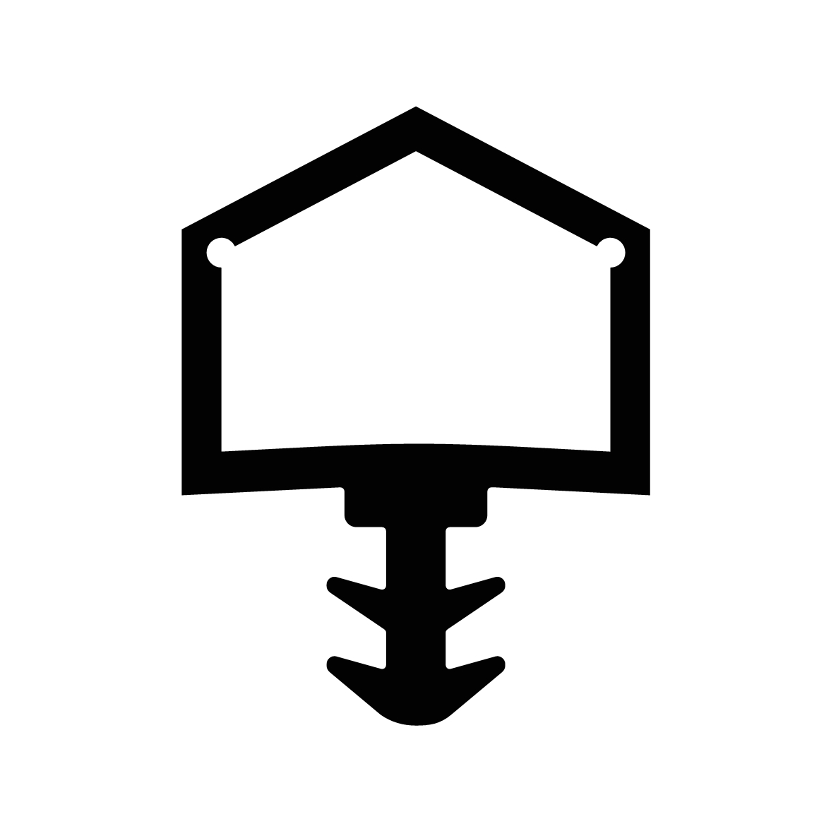 Türrahmen Dichtung - Holzzargendichtung für Haustüren | 9 mm Falzhöhe | Farbe: braun