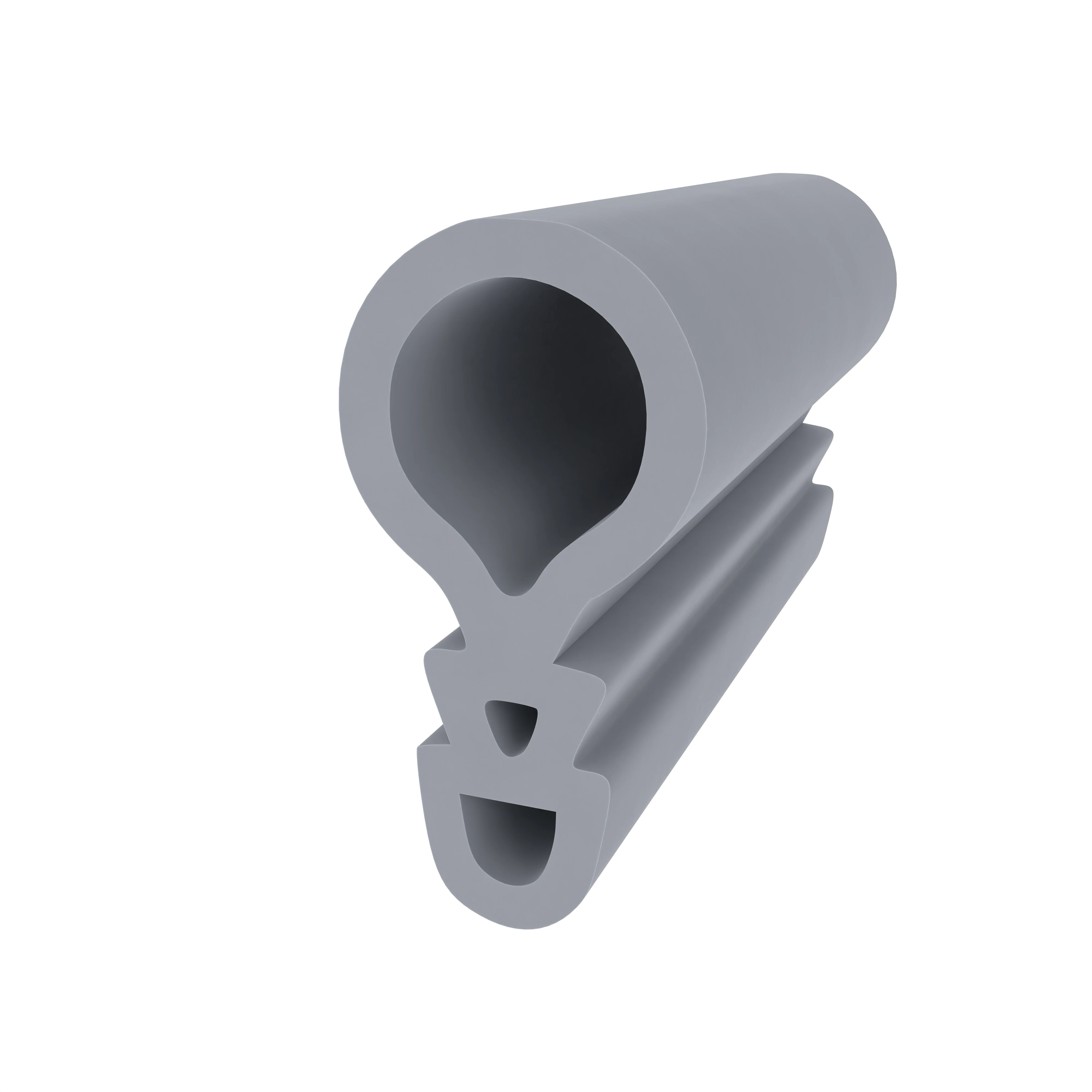 Stahlzargendichtung für Stahlrahmen | 9 mm Breite | Farbe: grau