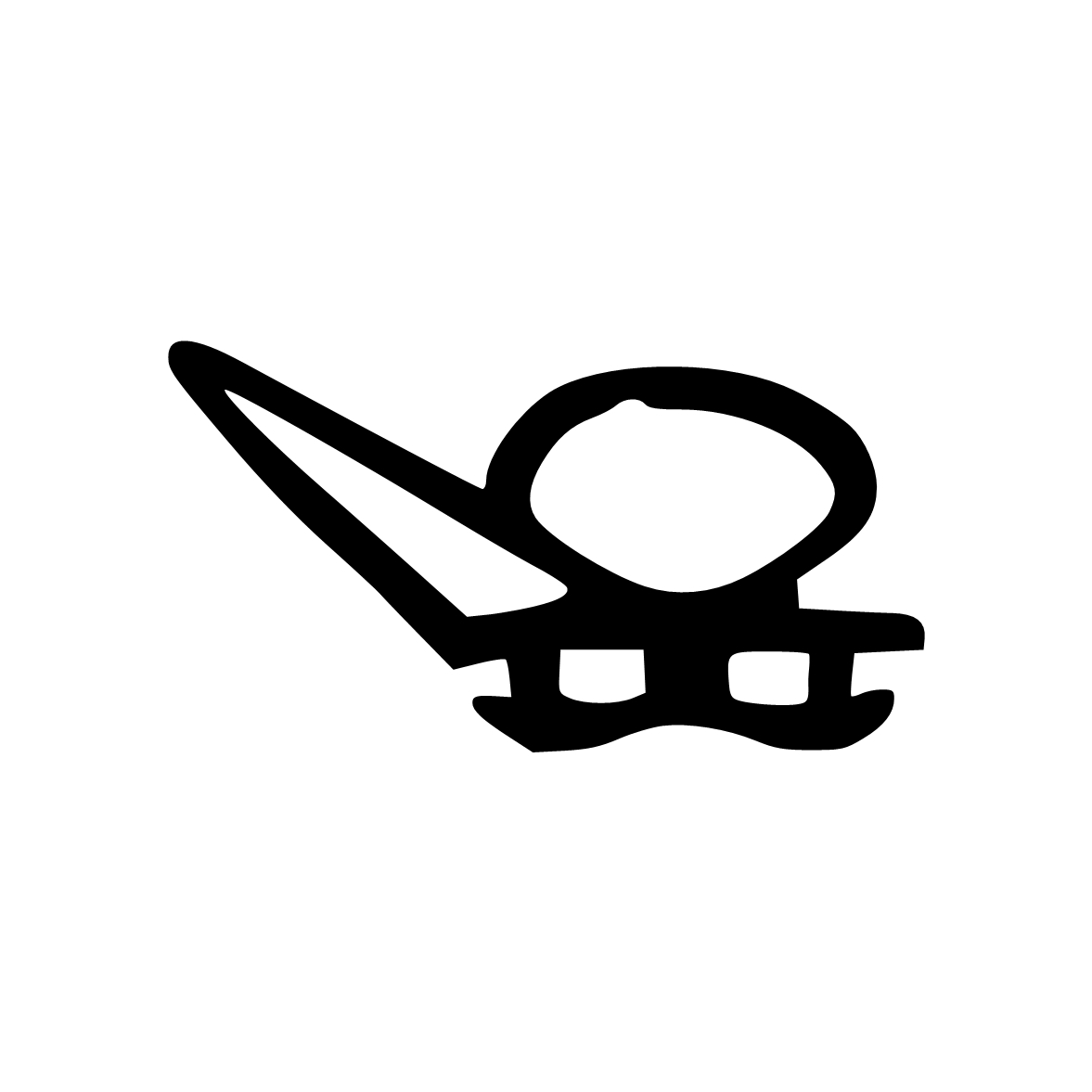 Türrahmen Dichtung - Stahlzargendichtung für Metallzargen | 12 mm Höhe | Farbe: schwarz