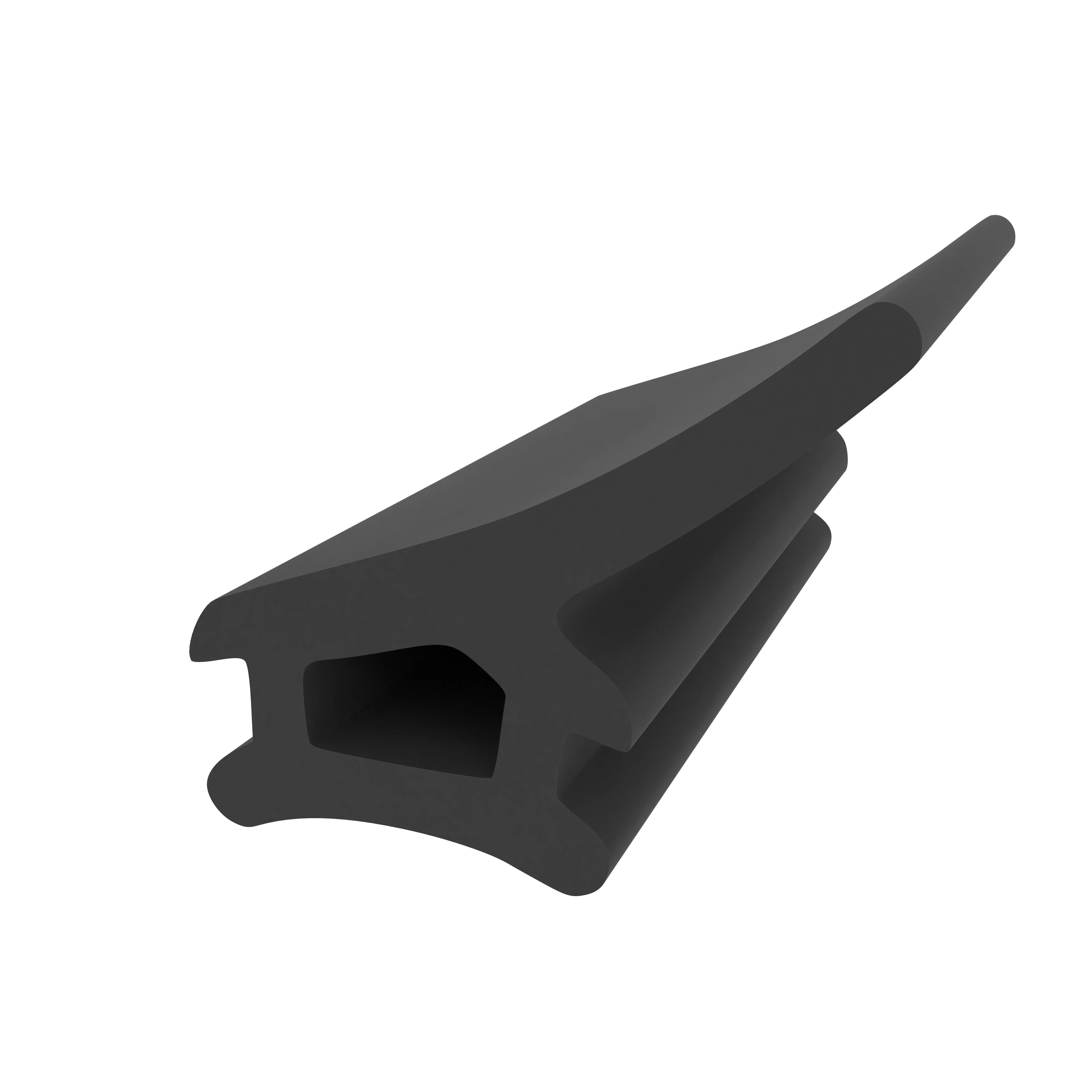 Mitteldichtungen - Mitteldichtung für Metall- und Alufenster | 13 mm Höhe | Farbe: schwarz