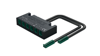 Häfele Loox Adapter multi-weiß | für 6-fach Verteiler | 24V